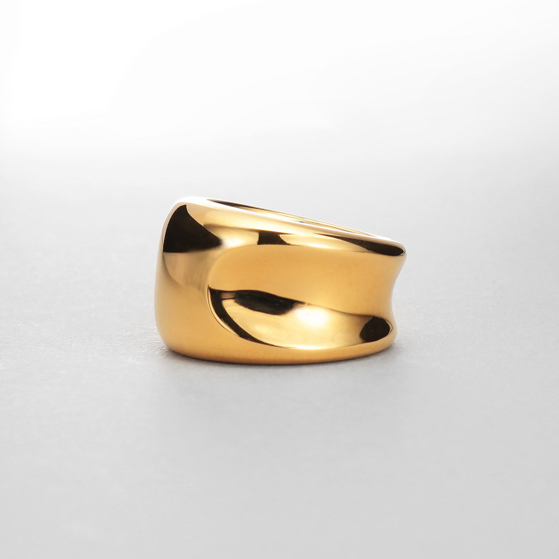 COCOSHNIK ONKITSCH「シルバー コンケイブリング GP」|リング|