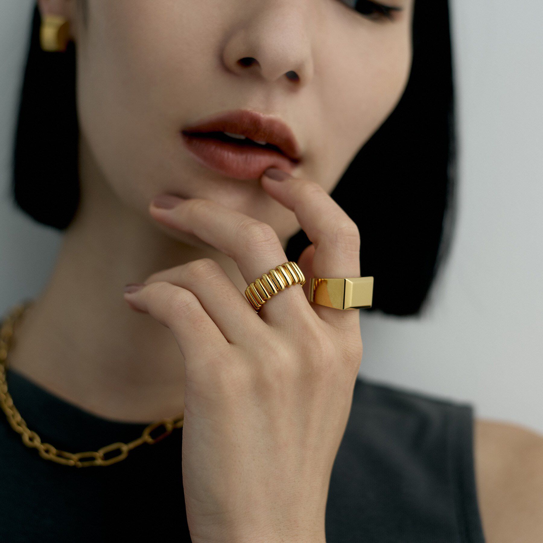 COCOSHNIK ONKITSCH「シルバー ガドルーンリング GP」|リング|