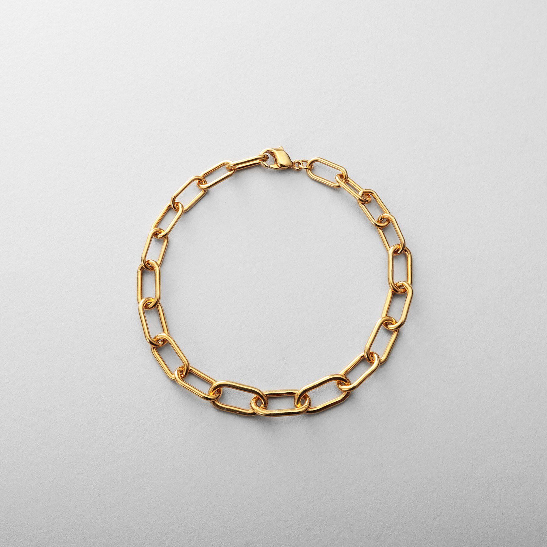 COCOSHNIK ONKITSCH「シルバー デザインチェーン ケーブルグラデーションブレスレットGP」|ブレスレット・バングル|