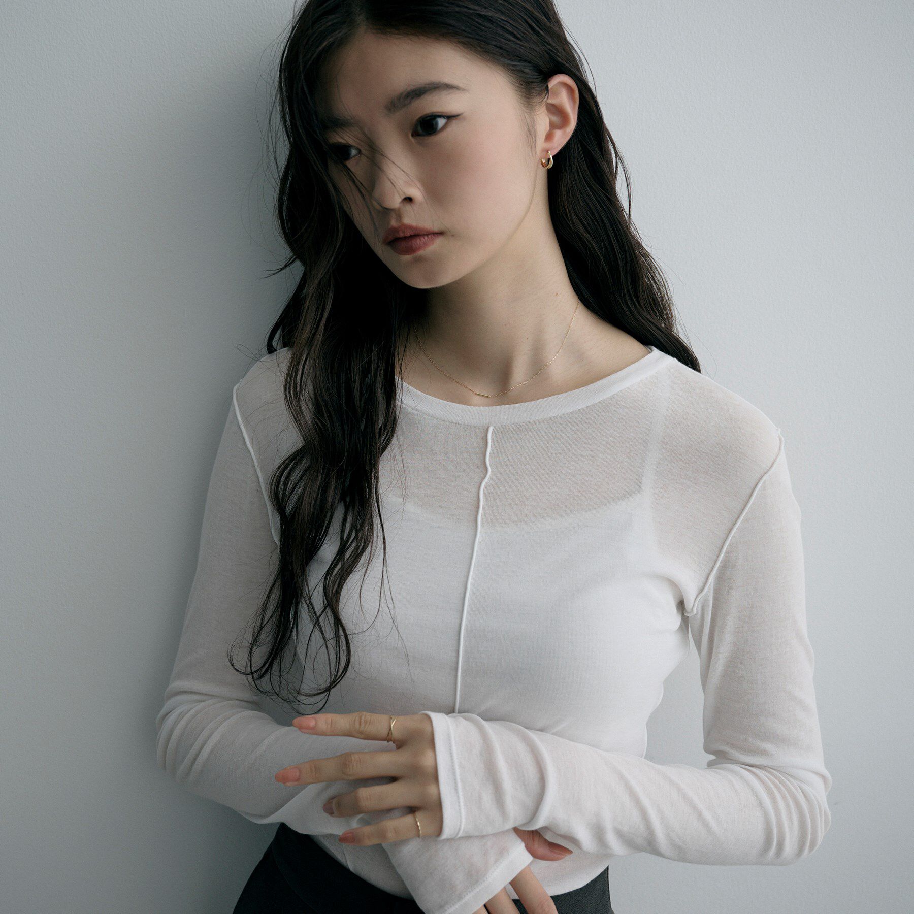 COCOSHNIK ONKITSCH「K10スキニーネックレス バービーズ」|ネックレス|