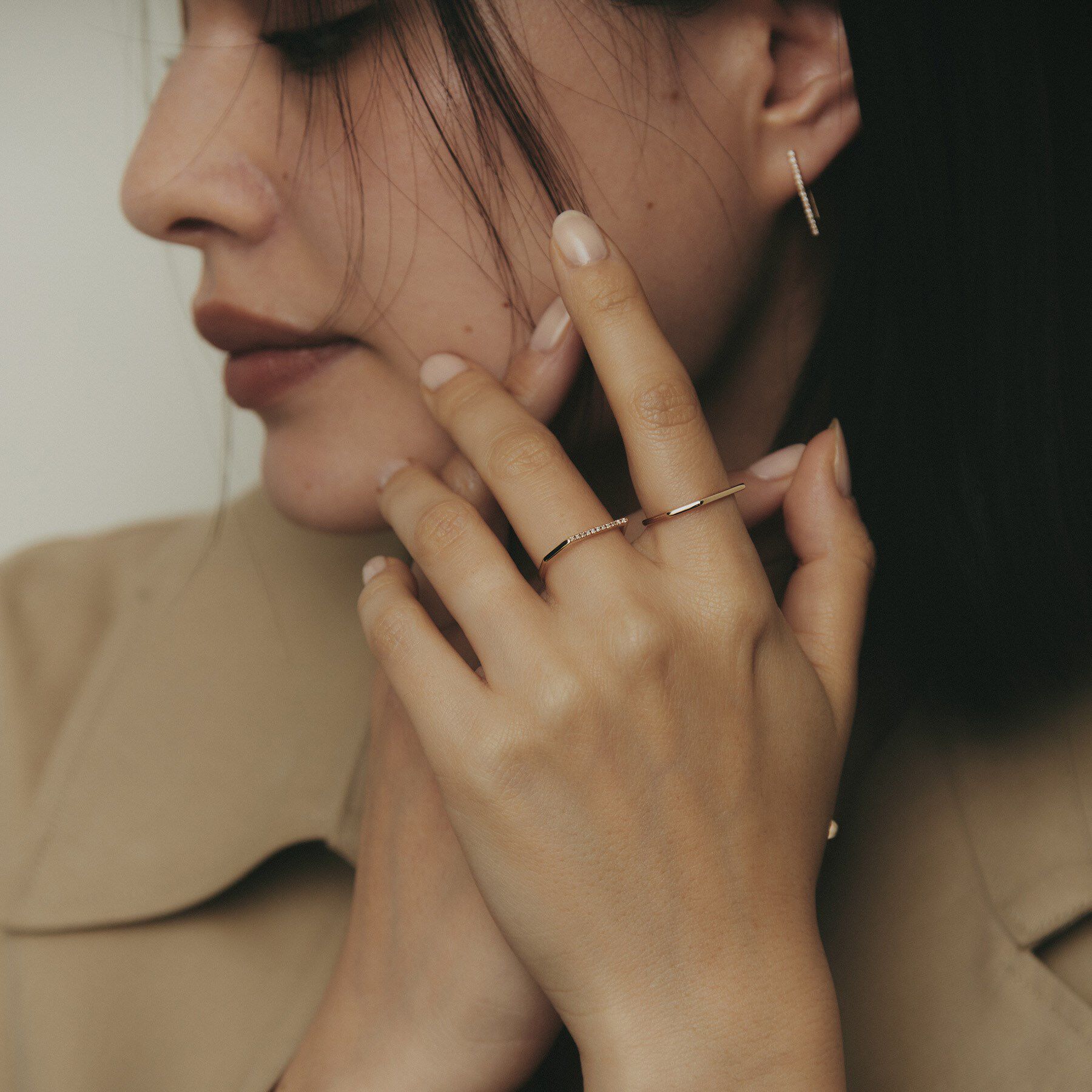 COCOSHNIK「K10スロープ リング」|リング|