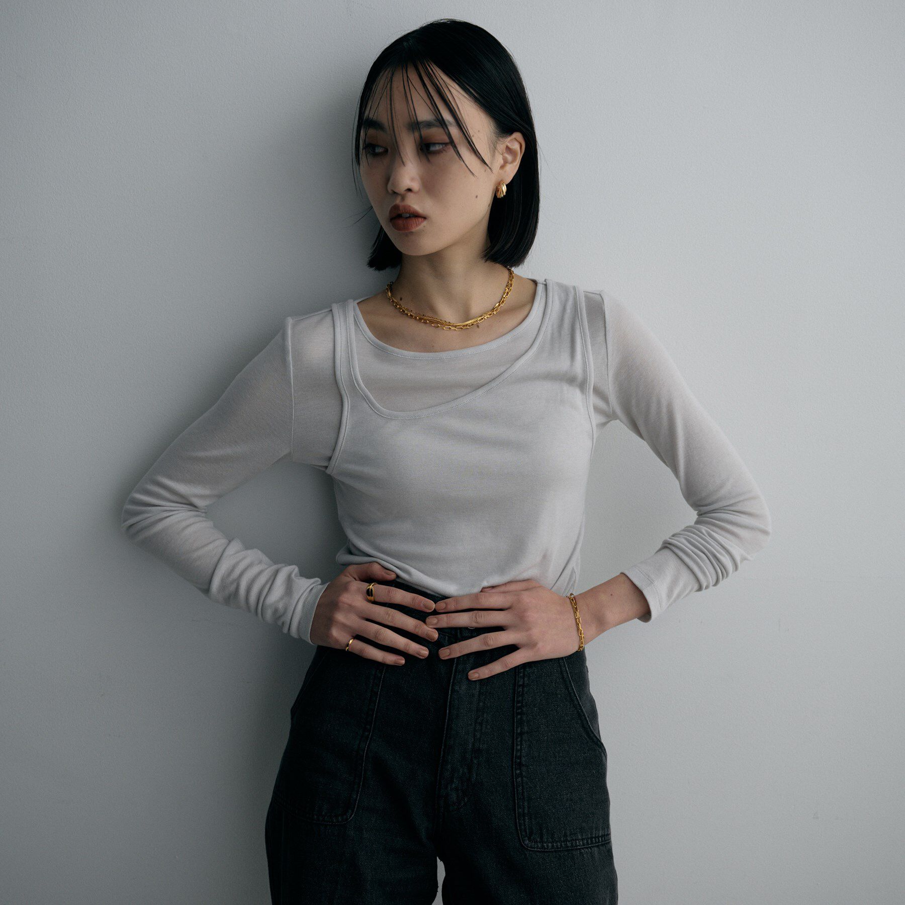 COCOSHNIK ONKITSCH「シルバー スクリューピンキーリング GP」|リング|