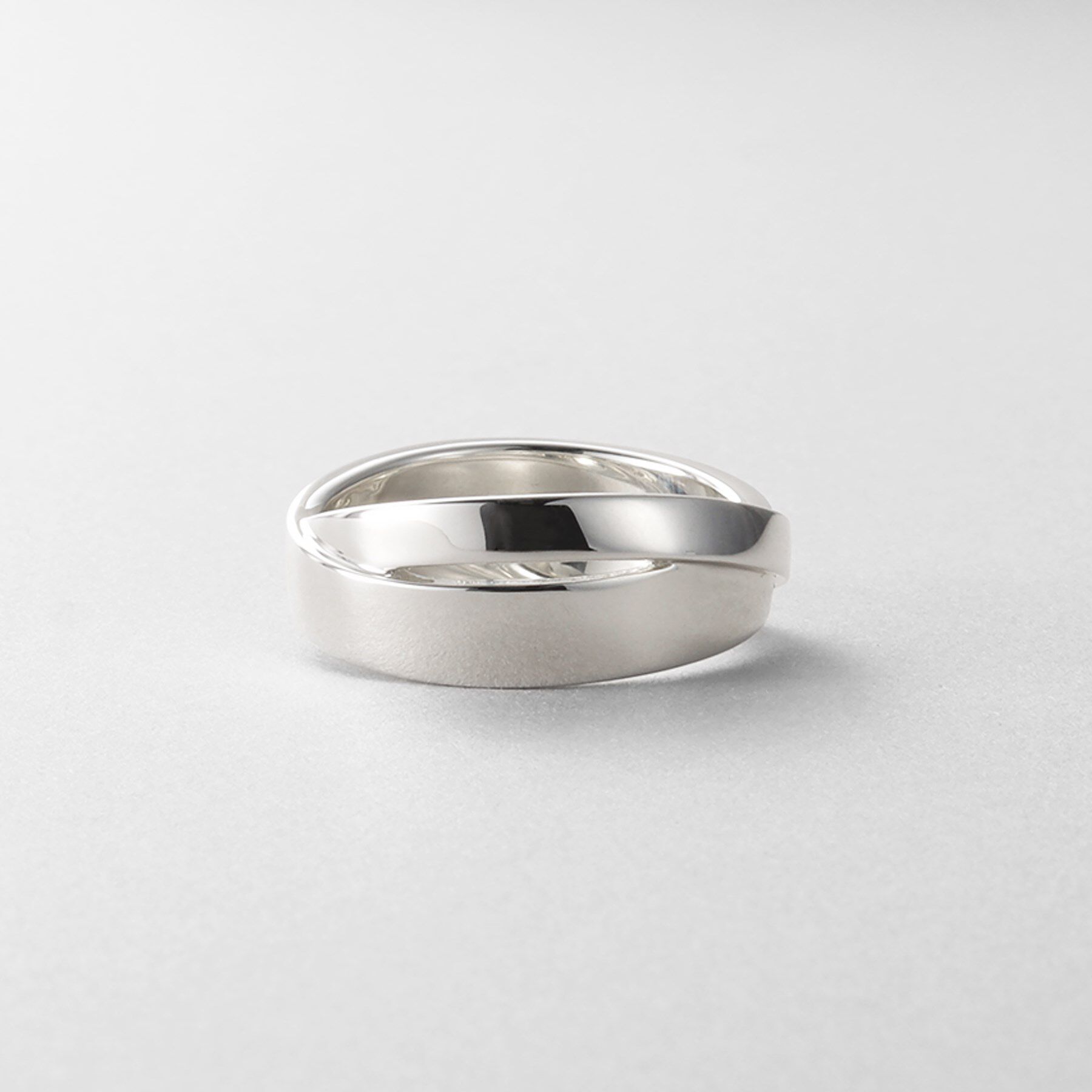 COCOSHNIK ONKITSCH「シルバー フラットクロスリング」|リング|