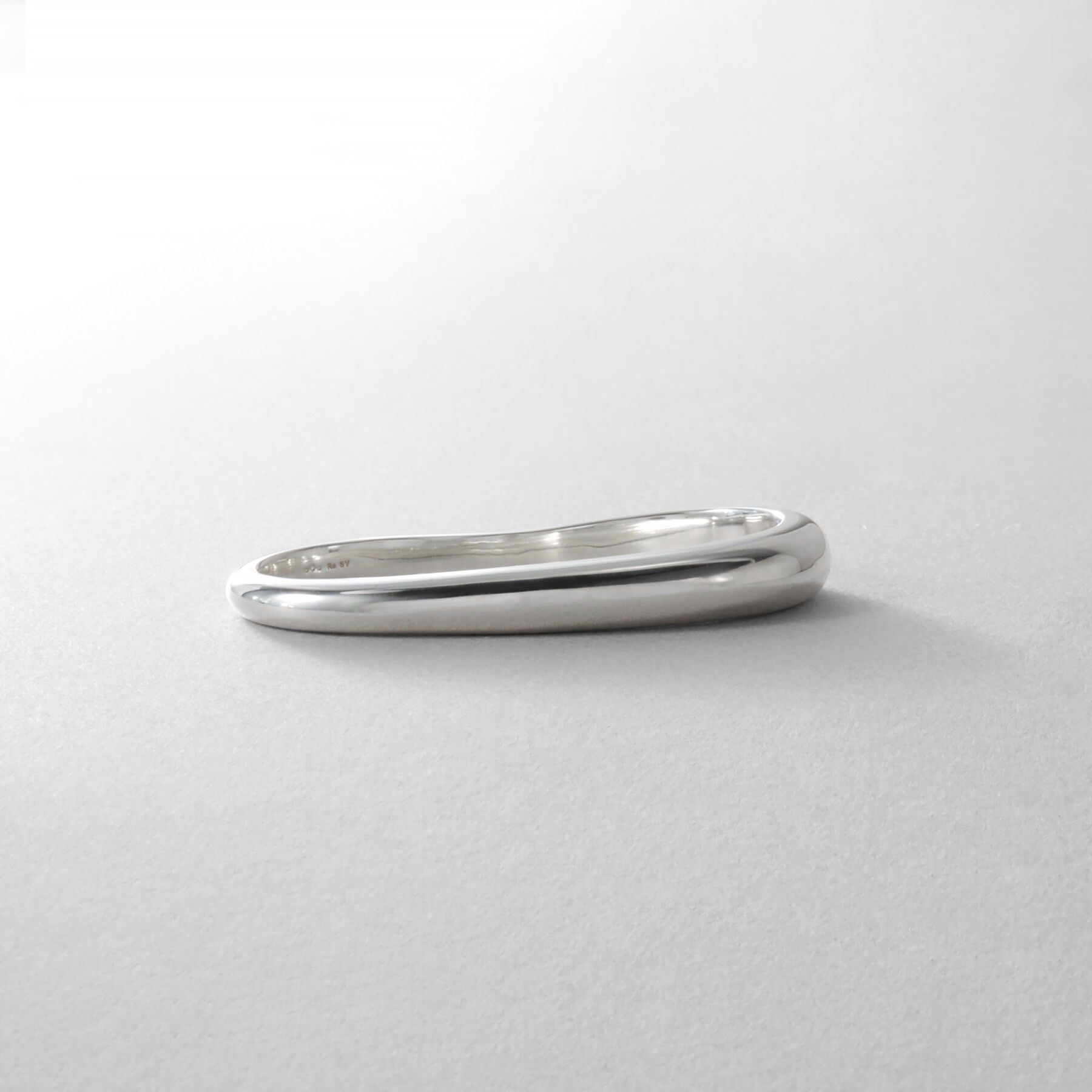 COCOSHNIK ONKITSCH「シルバー 【サステナブル】ダブルフィンガー グラデーションリング」|リング|