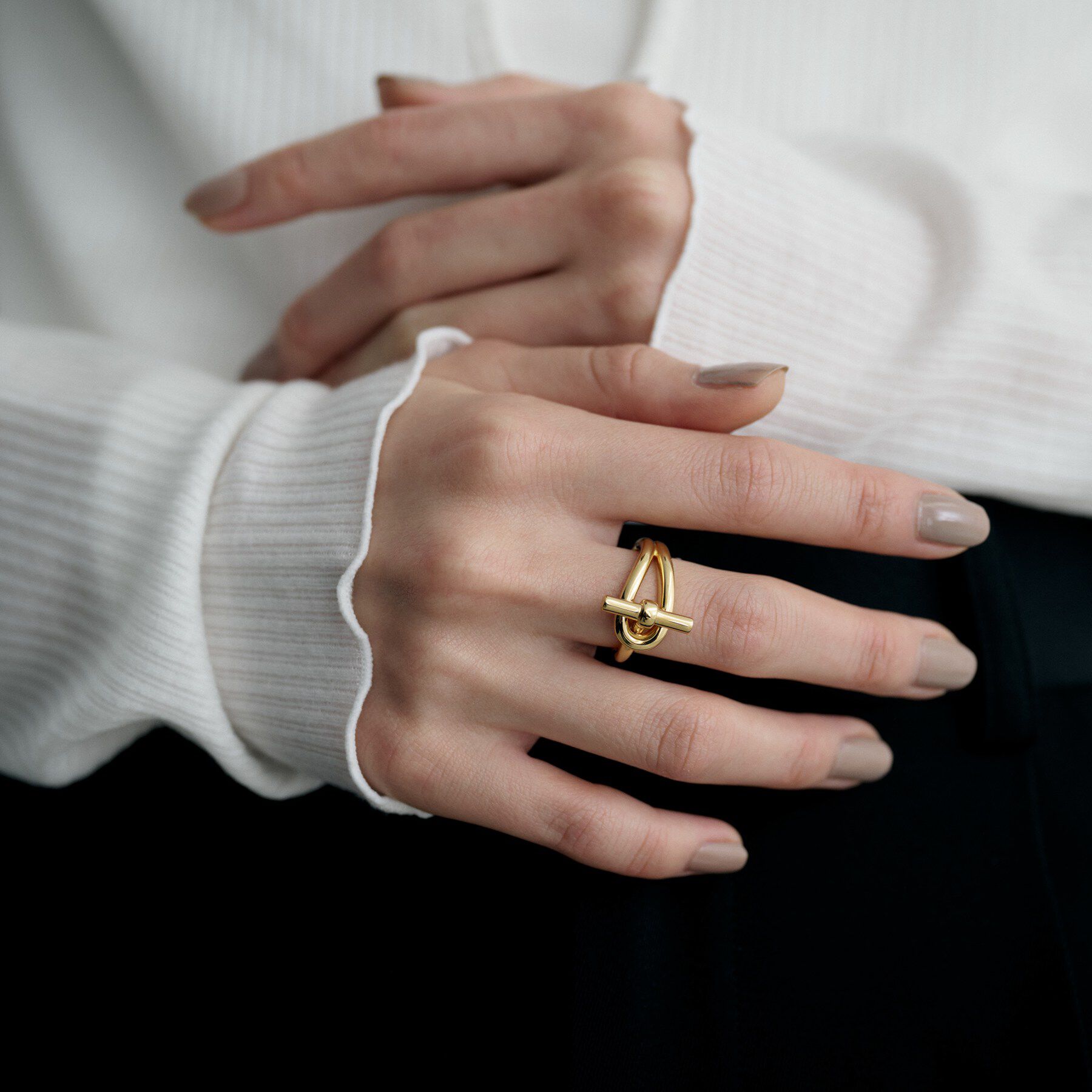 COCOSHNIK ONKITSCH「シルバー マンテルモチーフリング GP」|リング|