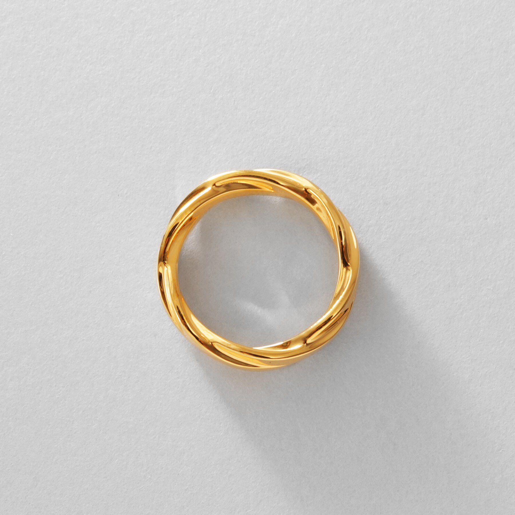 COCOSHNIK ONKITSCH「シルバー フラットブレイドリング（16号、18号） GP」|リング|