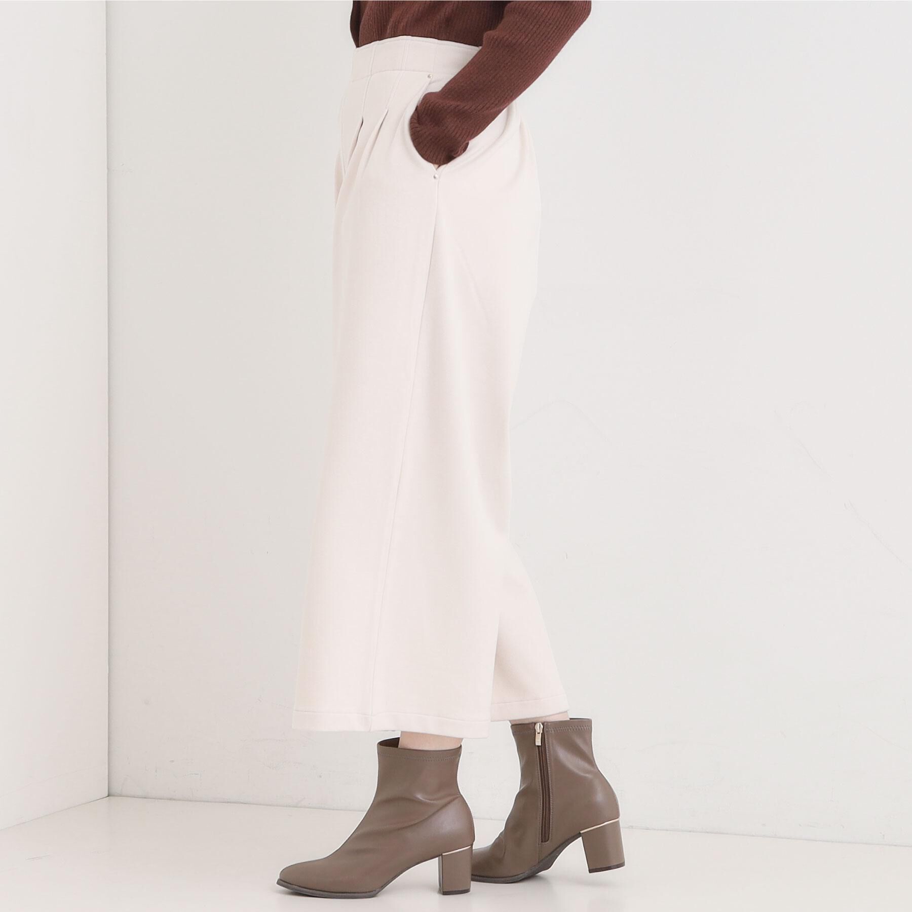 SHOO･LA･RUE「【着丈選べる/きっと虜になる】あったかもちもち ワイドパンツ」|その他|