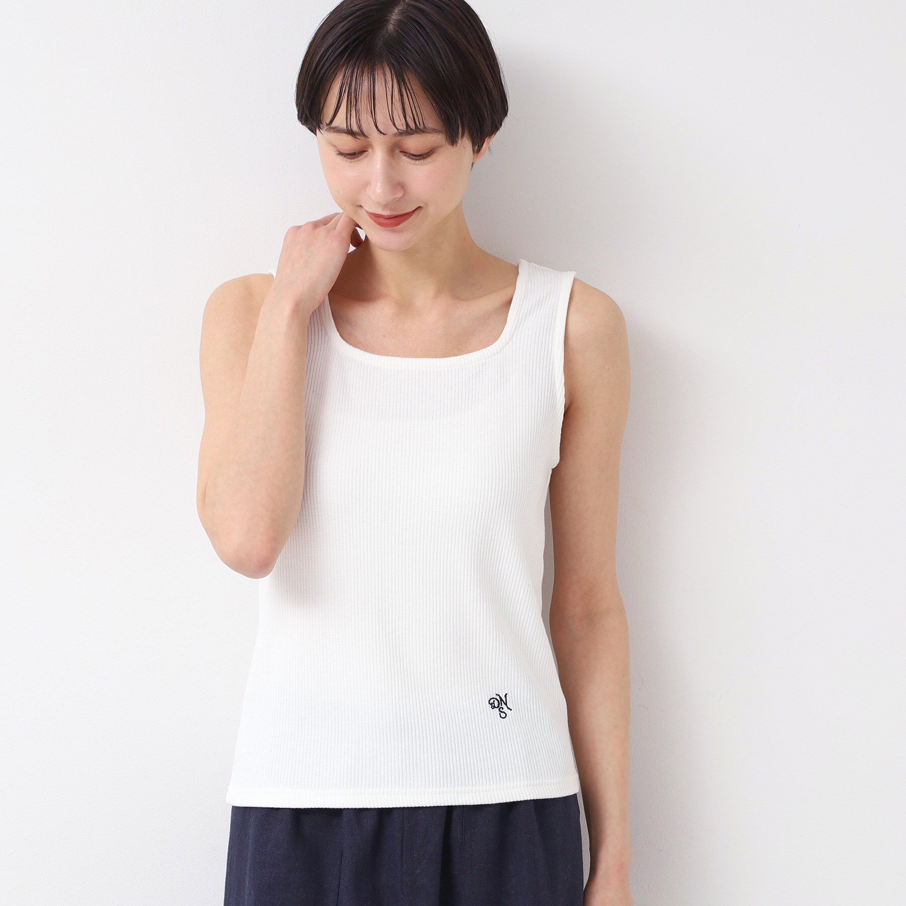 Dessin「【洗える】スクエアタンク」|キャミソール|
