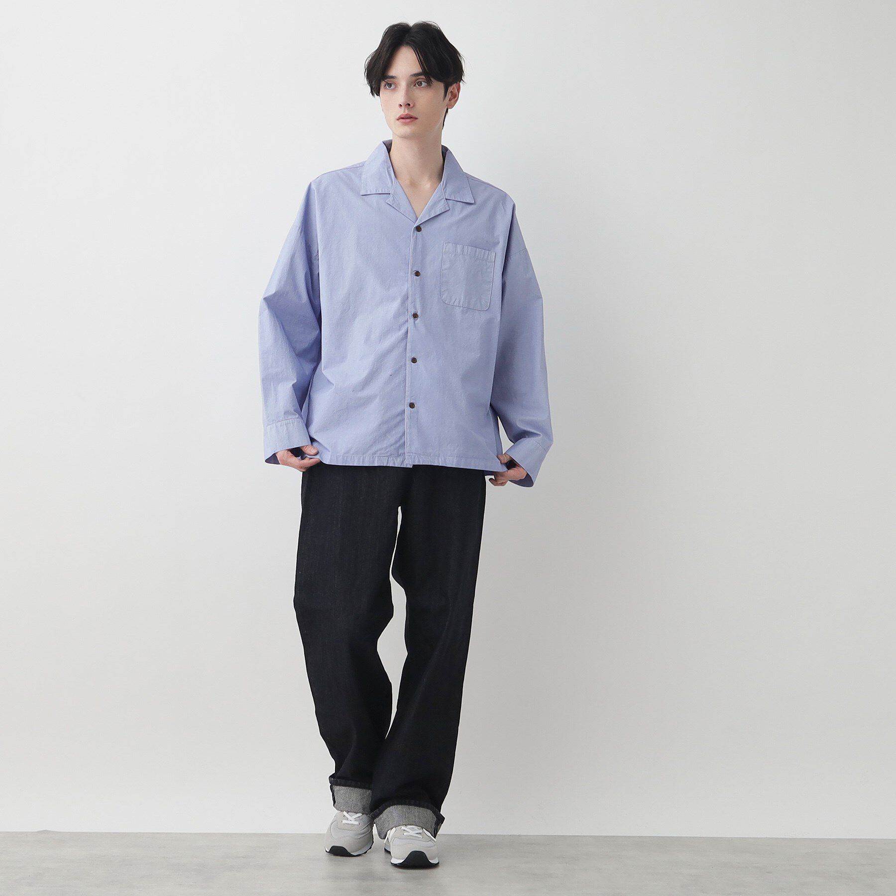 Dessin「【洗える】ピグメントコットンシャツ」|シャツ・ブラウス|