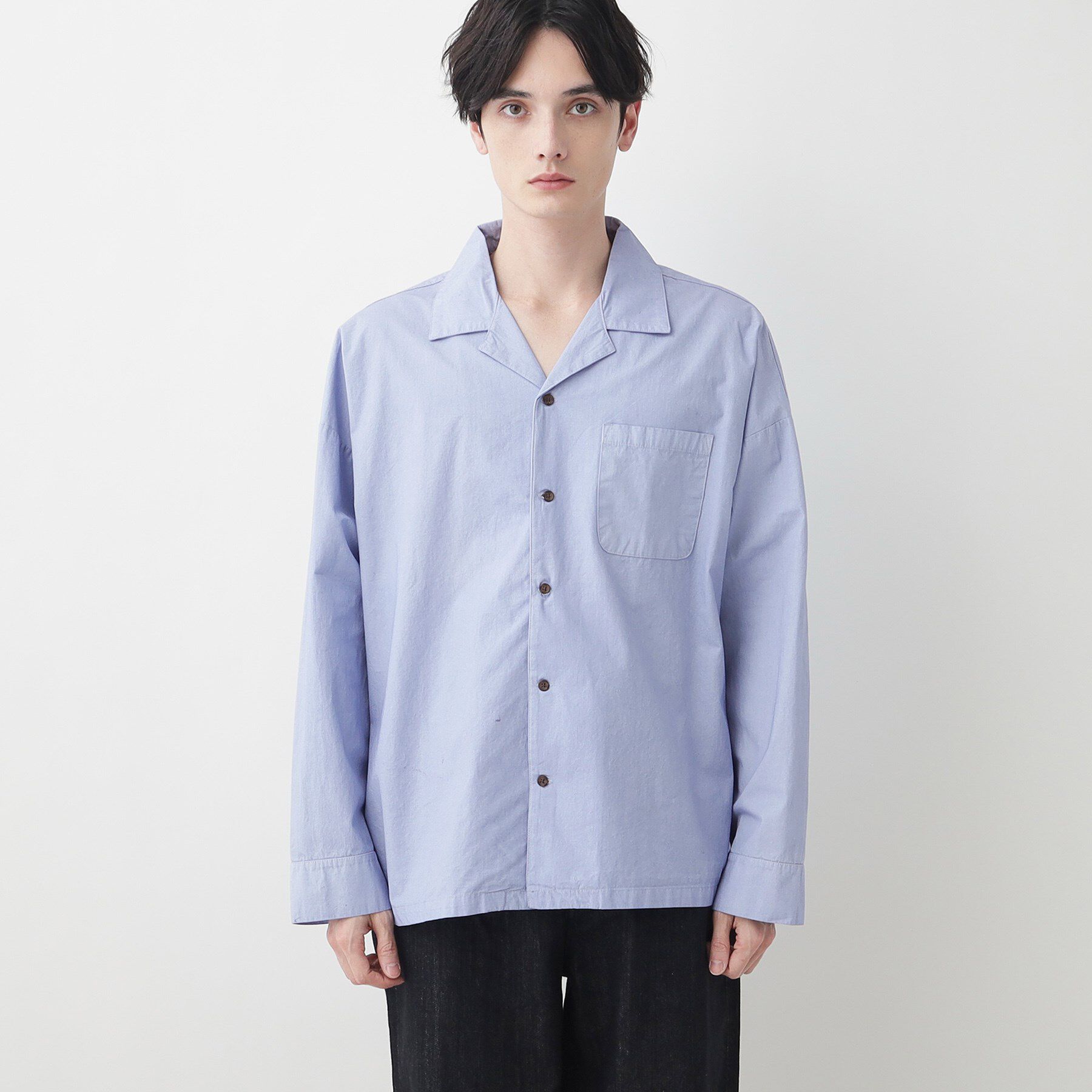 Dessin「【洗える】ピグメントコットンシャツ」|シャツ・ブラウス|