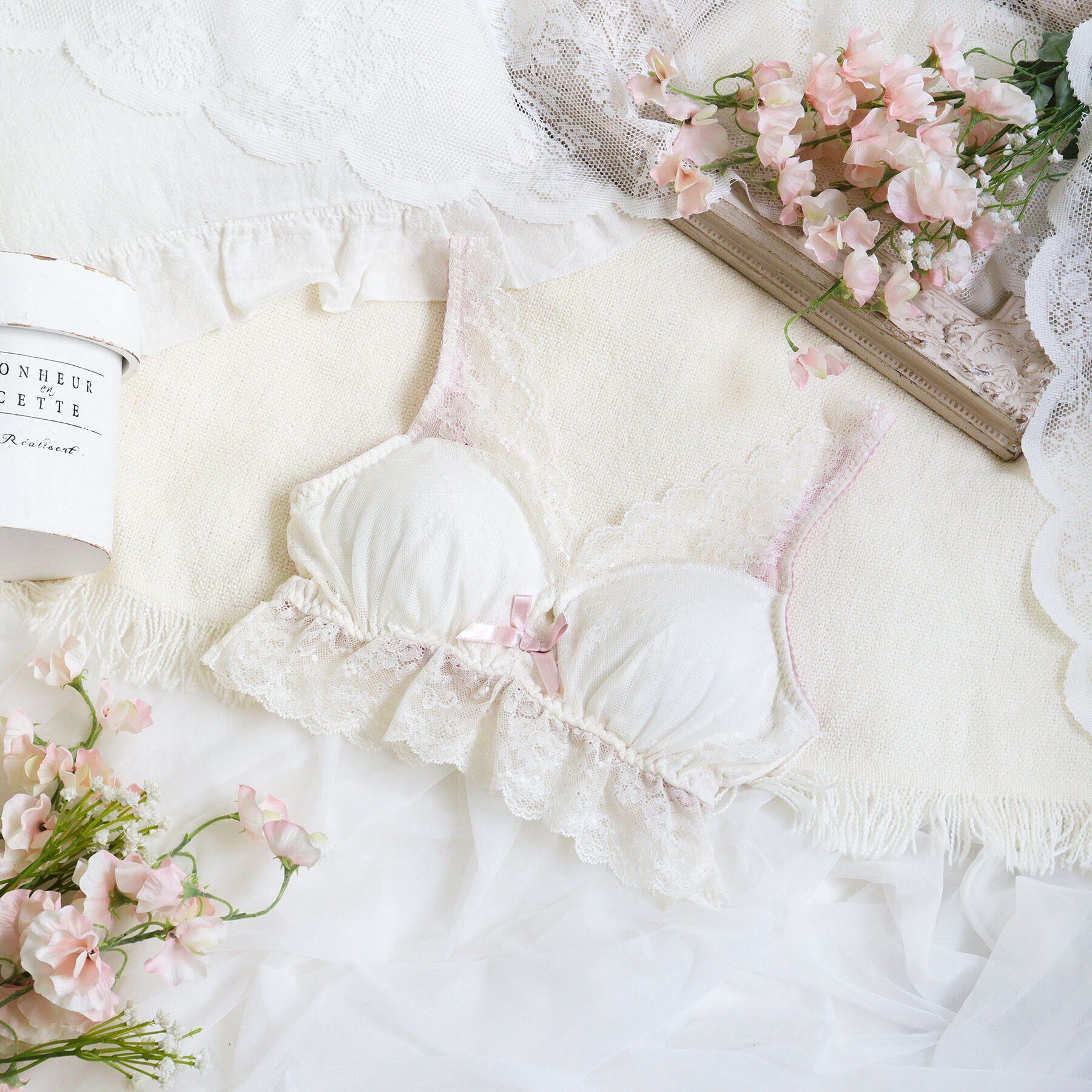 Risa Magli「フロール おやすみブラ」|インナー|アイボリー(004)