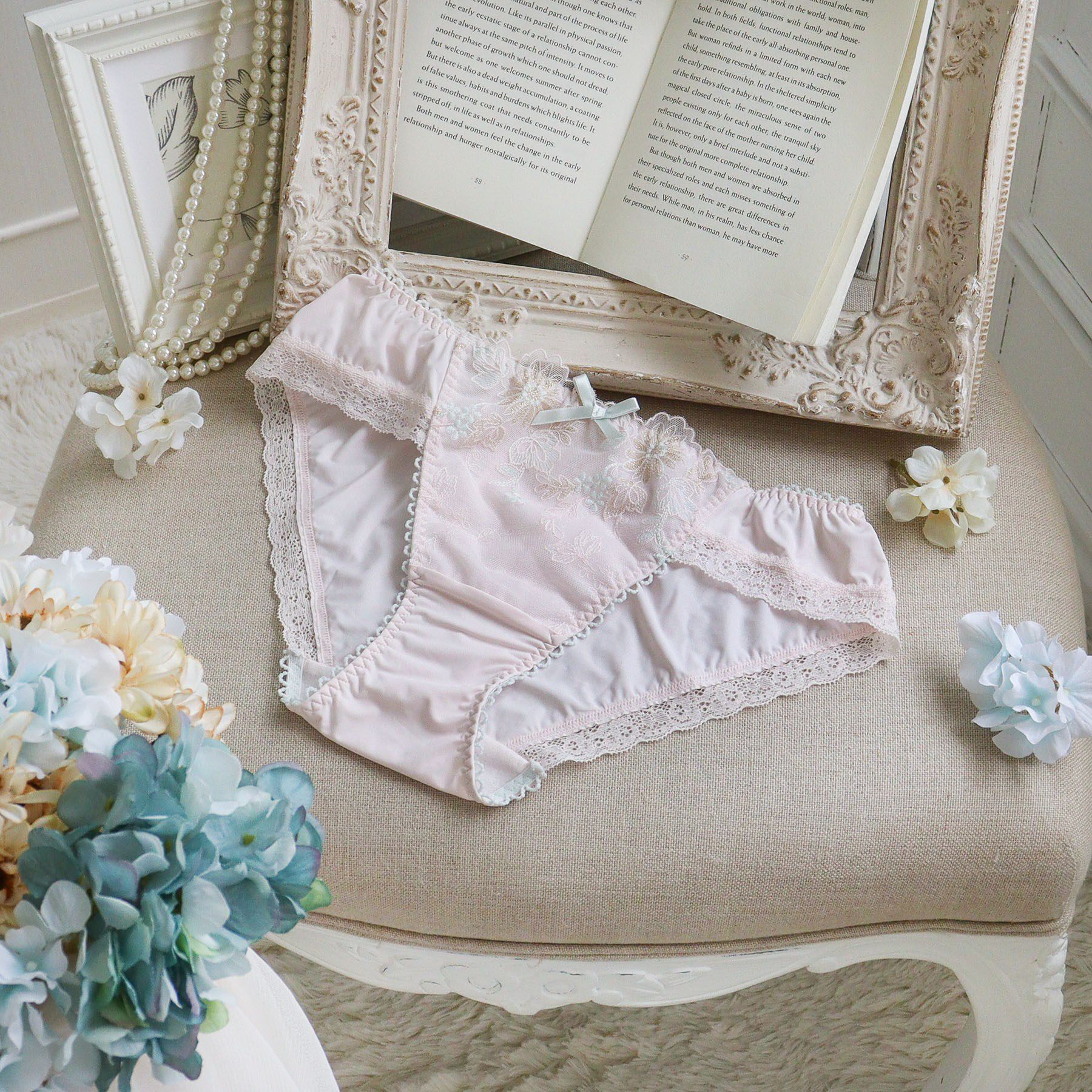 Risa Magli「リゼット ノーマルショーツ」|インナー|ピンク(071)