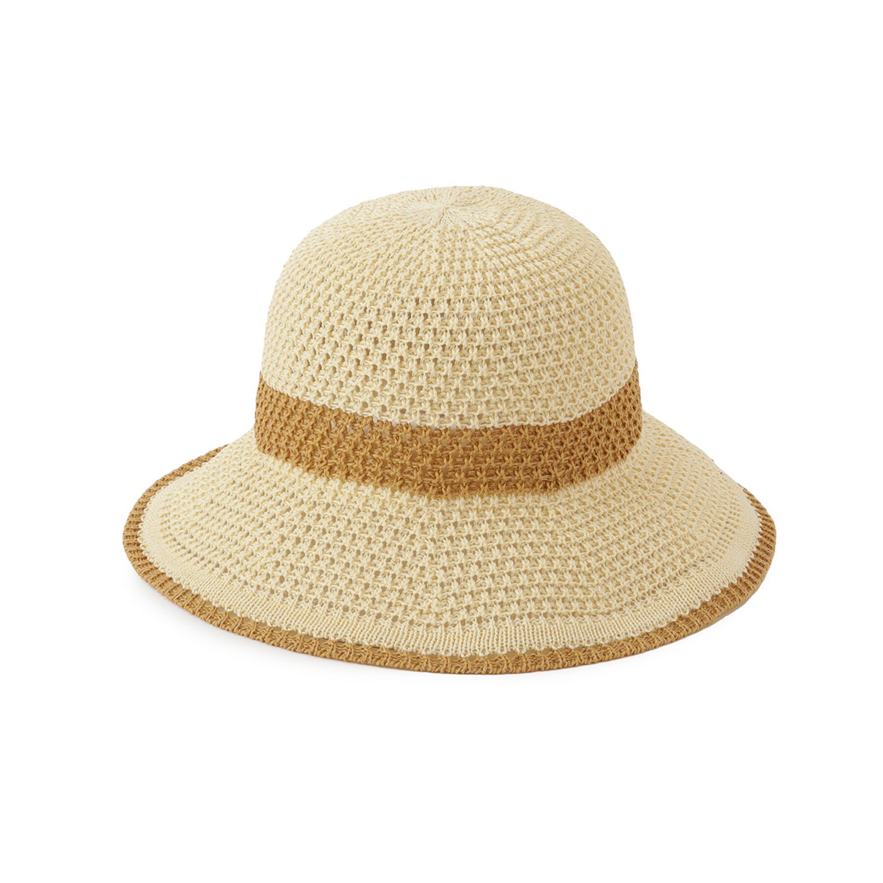 ITS&rsquo;DEMO「【サイズ調整可】バイカラーサーモハット」|ハット|ライトベージュ(05