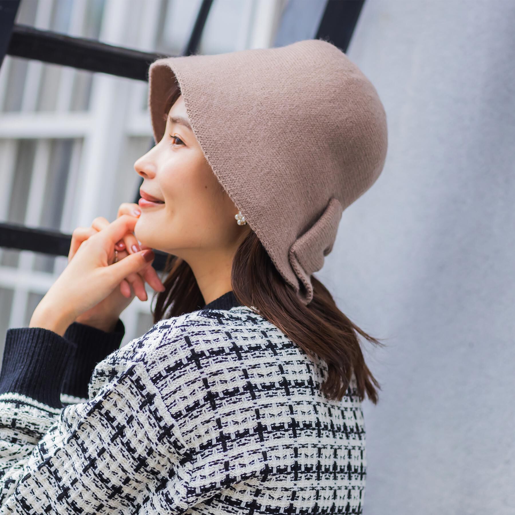 ITS&rsquo;DEMO「【手洗い可】サーモリボンスリットハット」|ハット|