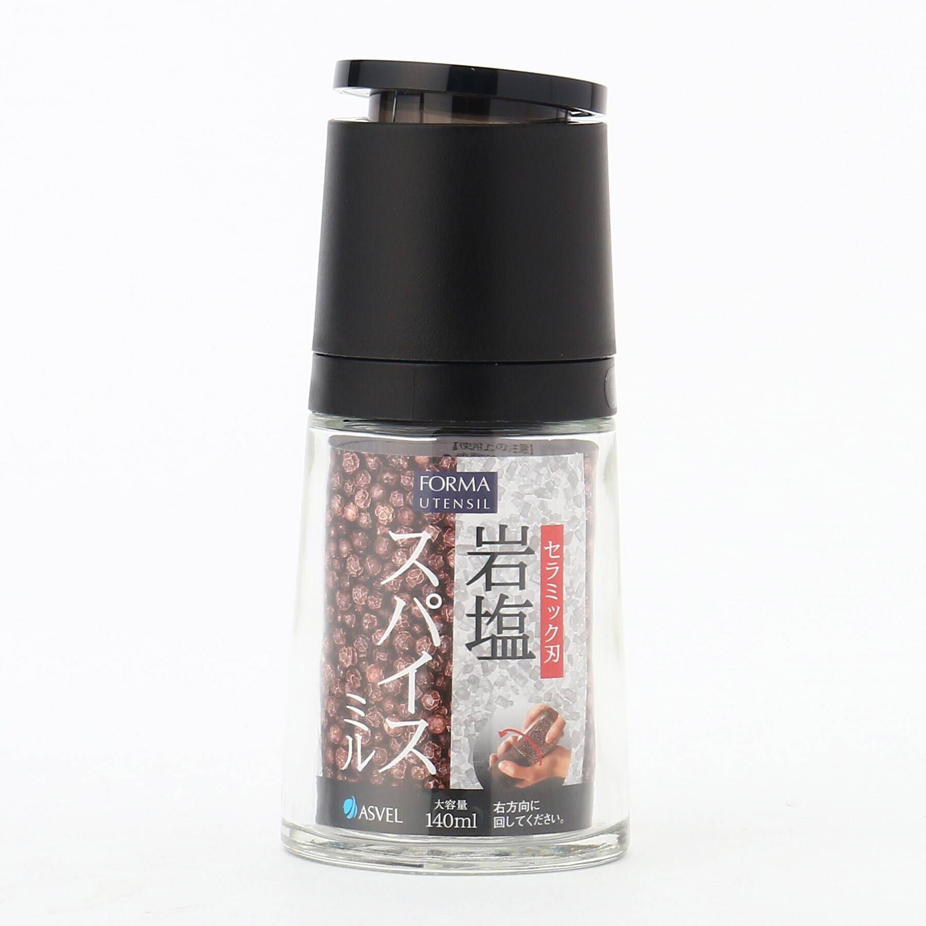 212 KITCHEN STORE「フォルマ セラミックミル 岩塩＆スパイス BK」|食器・キッチングッズ|