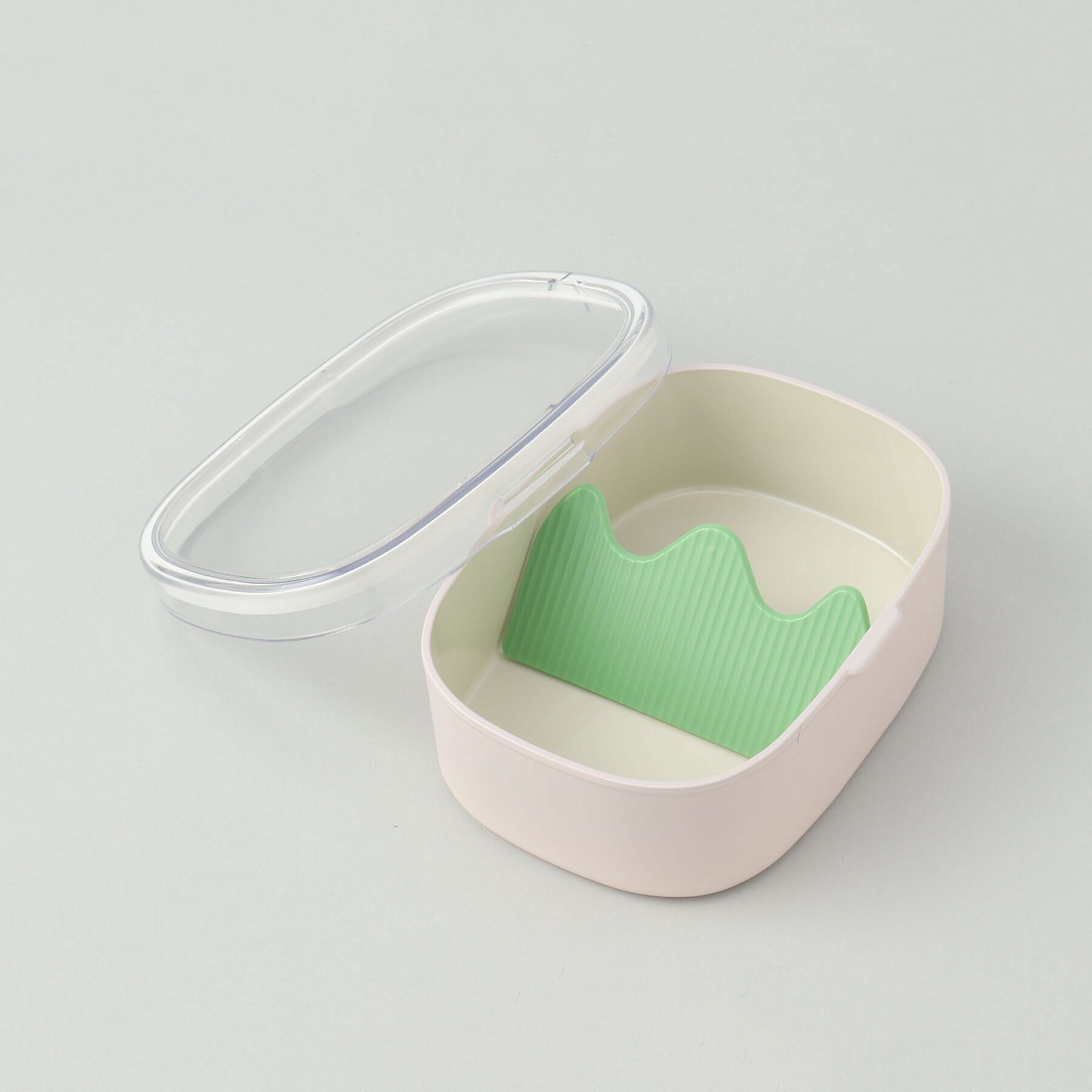 212 KITCHEN STORE「ななめ森ランチボックス クリア PK」|食器・キッチングッズ|