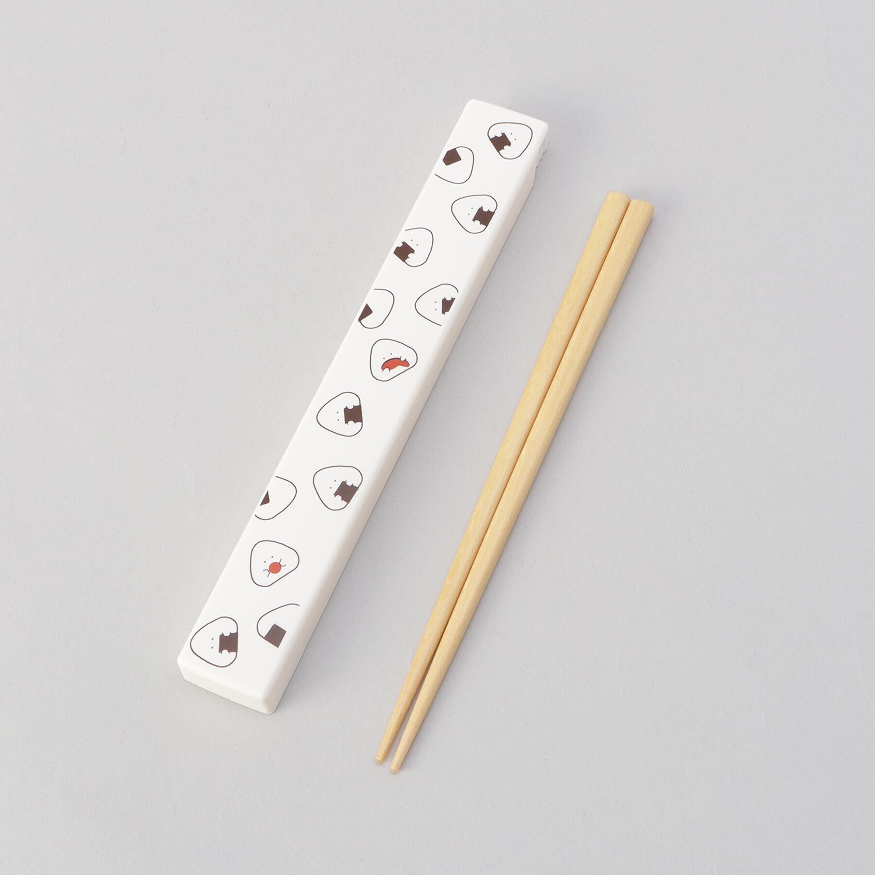 212 KITCHEN STORE「ぎゅっとおにぎりさん 抗菌箸 箸箱セット WH」|食器・キッチングッズ|その他