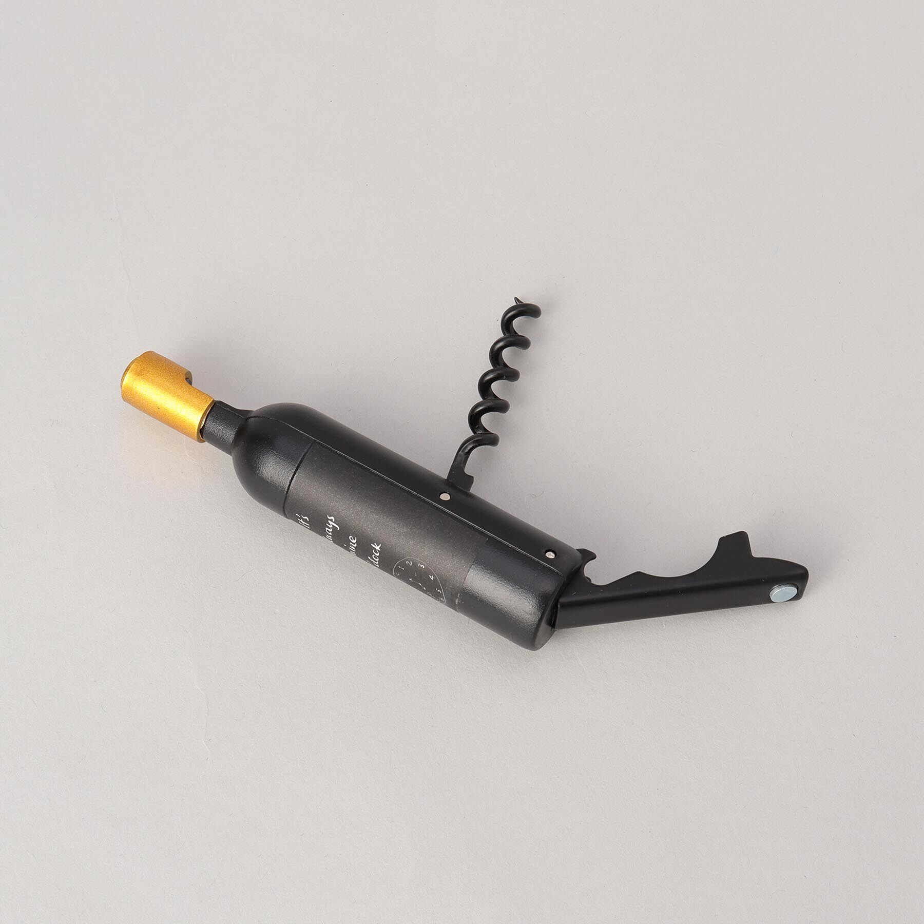 212 KITCHEN STORE「ワインコークスクリューGD Cap時計」|食器・キッチングッズ|