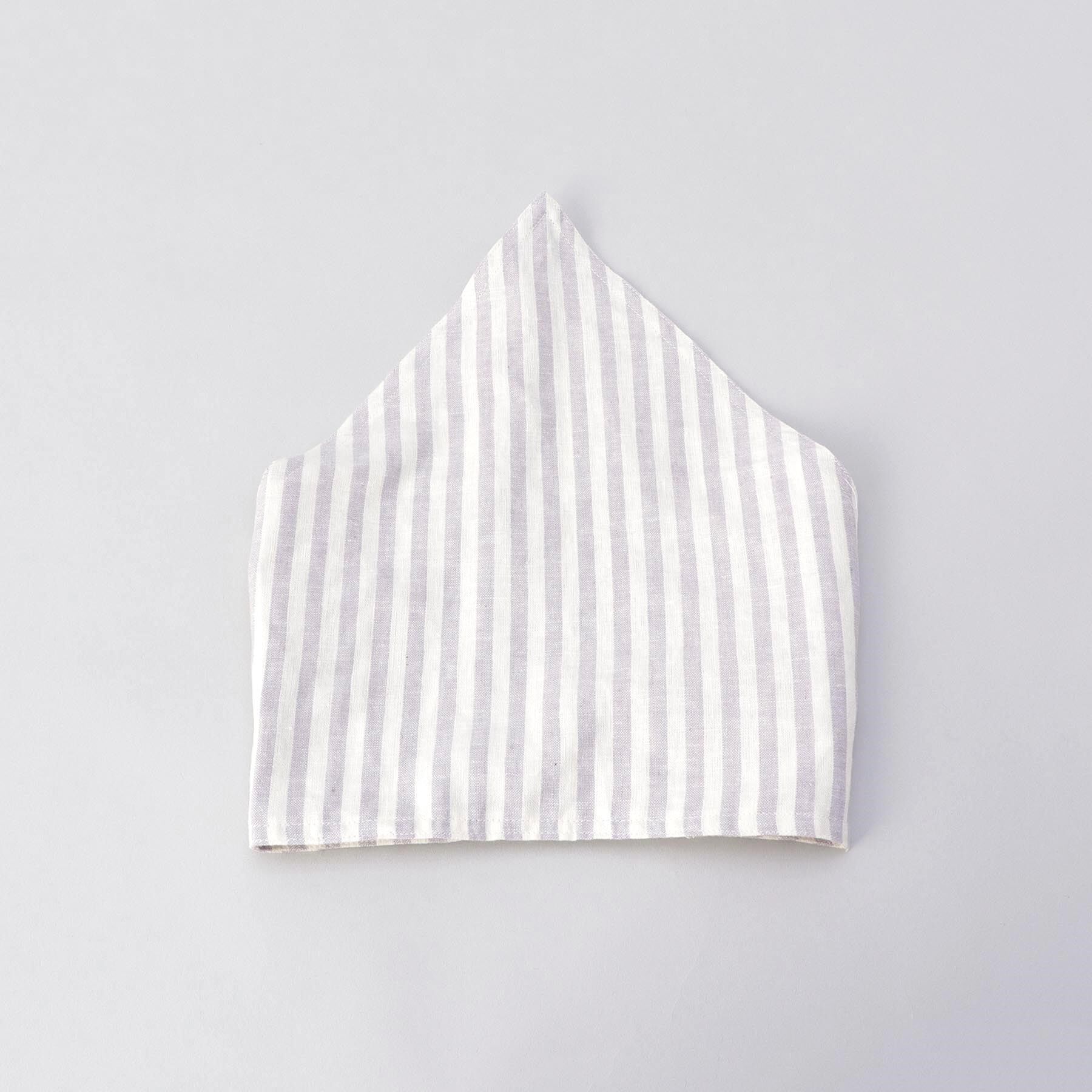 212 KITCHEN STORE「ブロックストライプ リネンコットン キッズエプロン・三角巾セット LPU ＜212Kオリジナル ＞」|食器・キッチングッズ|