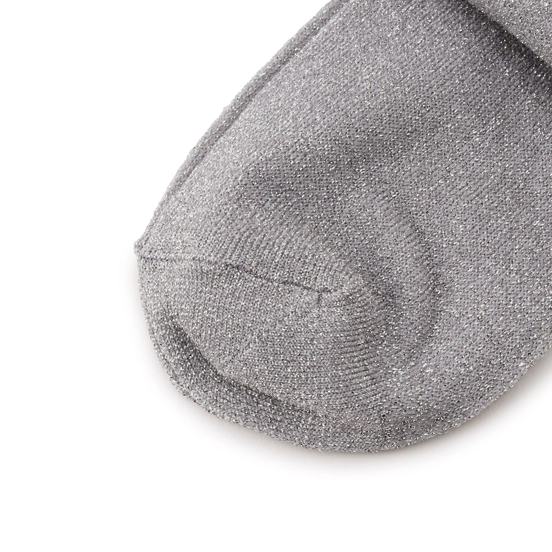 Doll Kiss「【3足組】ラメ無地クルーソックス」|ソックス|