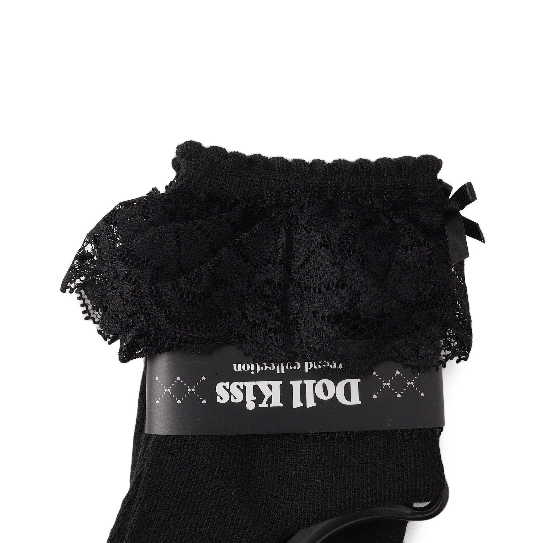 Doll Kiss「ダブルフリル&times;サテンリボンソックス」|ソックス|