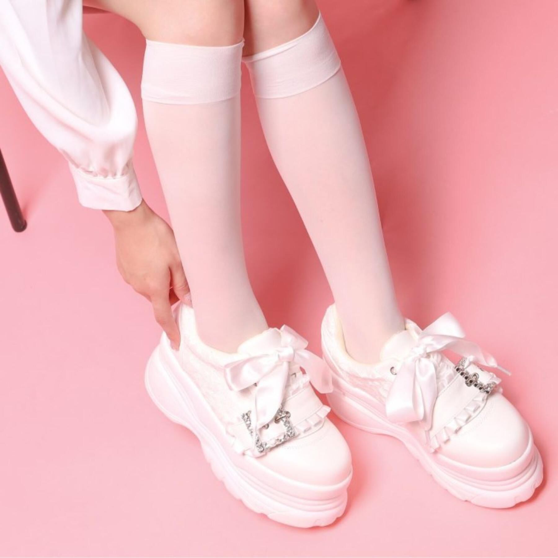 csT&P「夢見るシリーズキラキラ厚底スニーカー」|スニーカー|