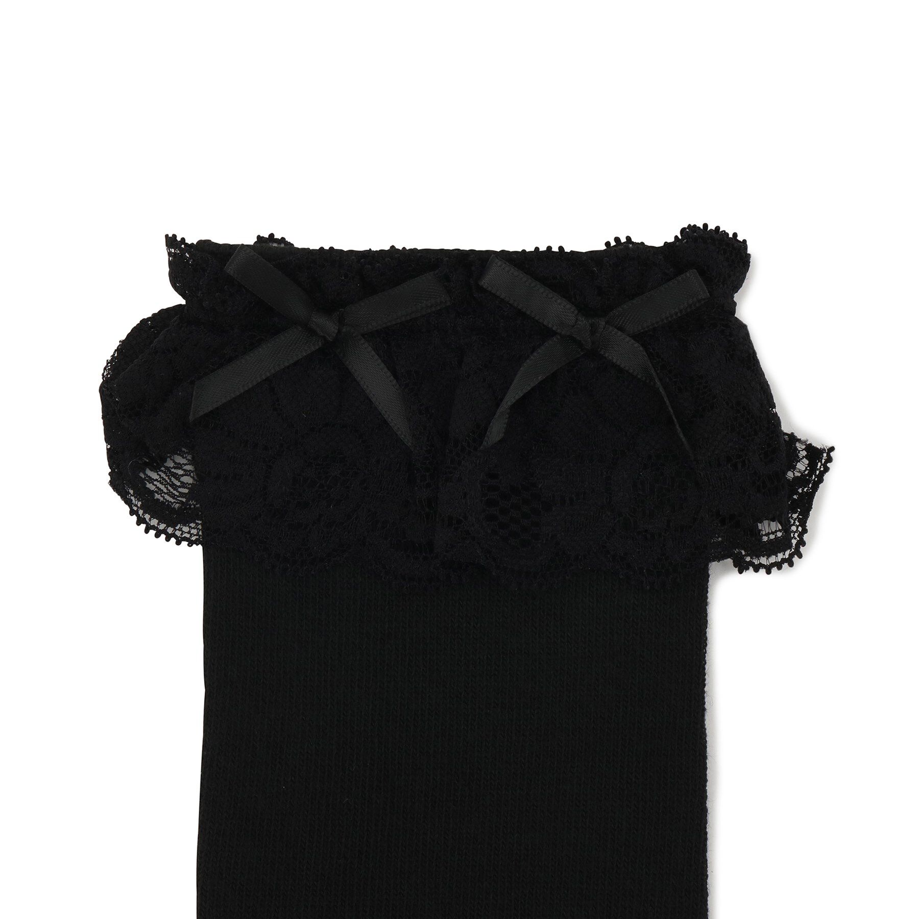 Doll Kiss「2連レースサテンリボンニーハイソックス」|ソックス|