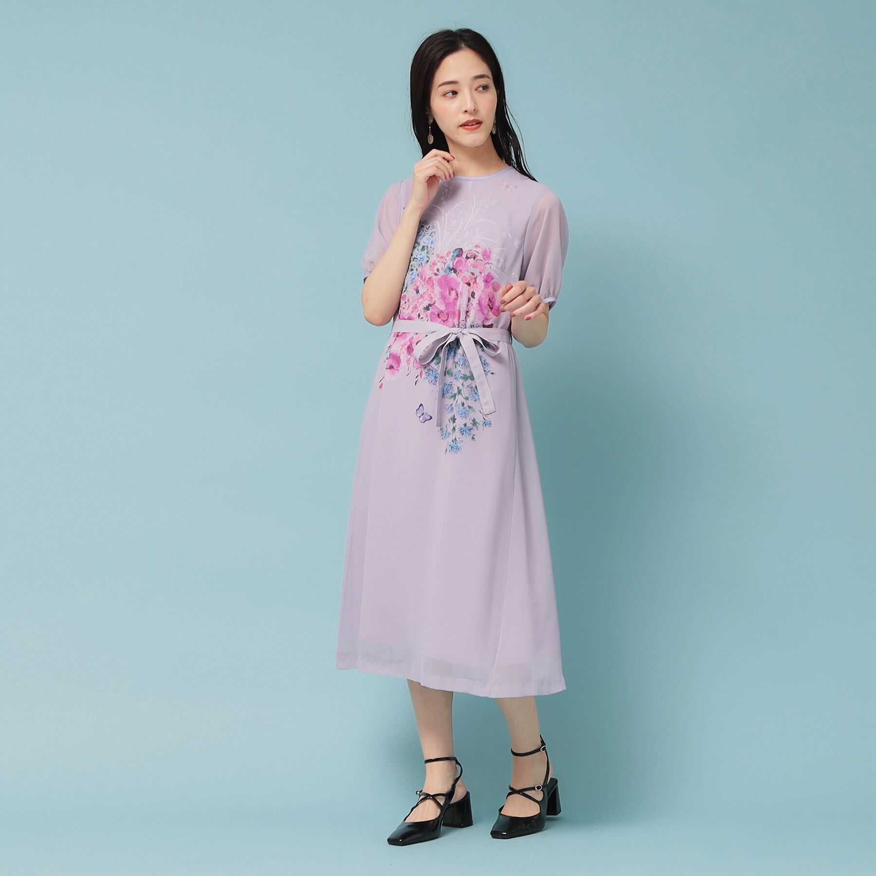 SunaUna「【co creation and yours／SS～L】パネル柄ワンピース」|ワンピース|