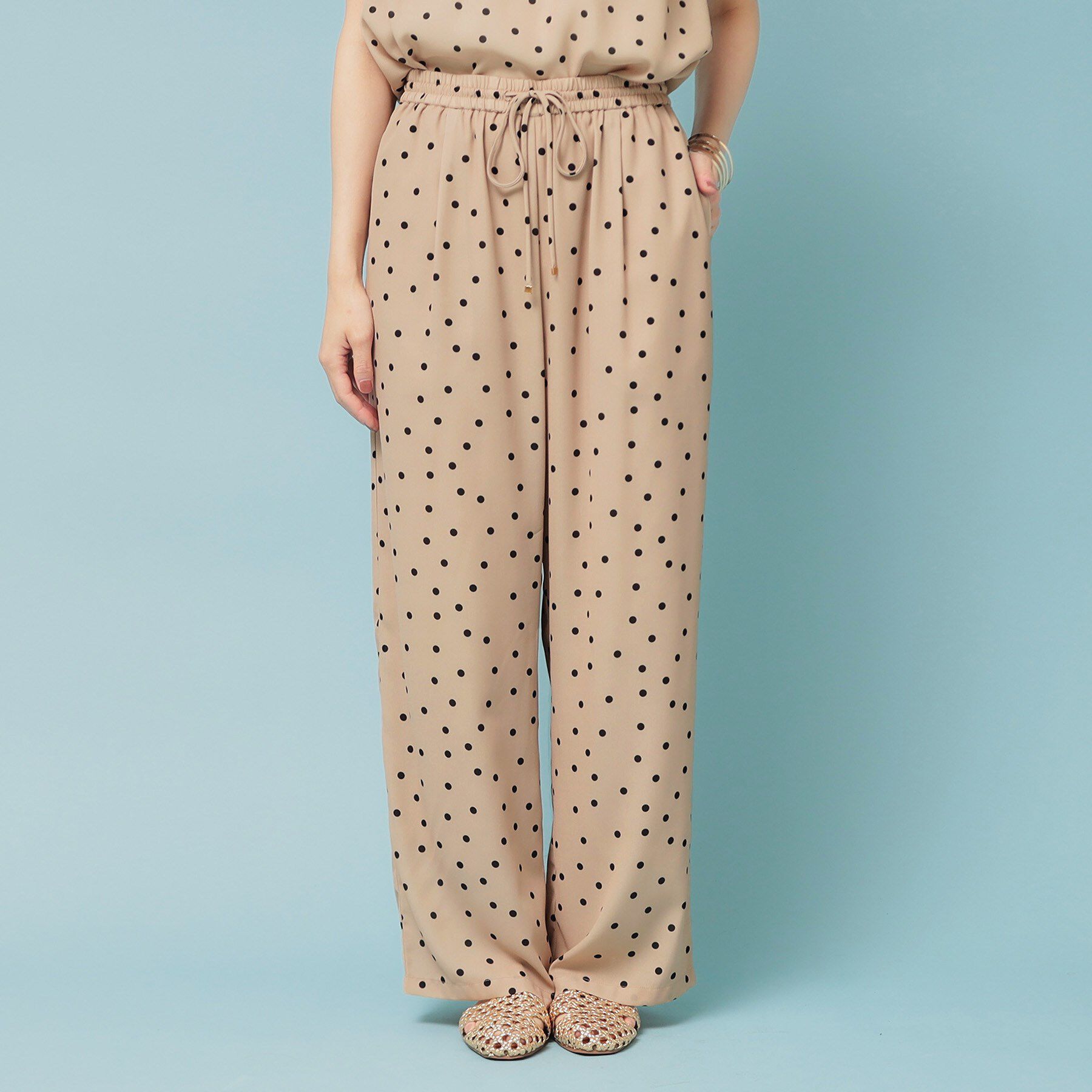 SunaUna「【ドット柄／S～L】ワイドパンツ」|その他|