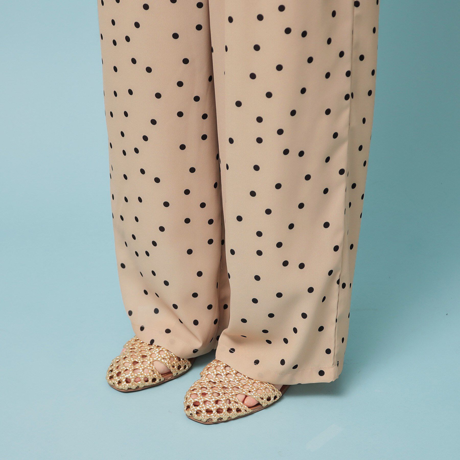 SunaUna「【ドット柄／S～L】ワイドパンツ」|その他|