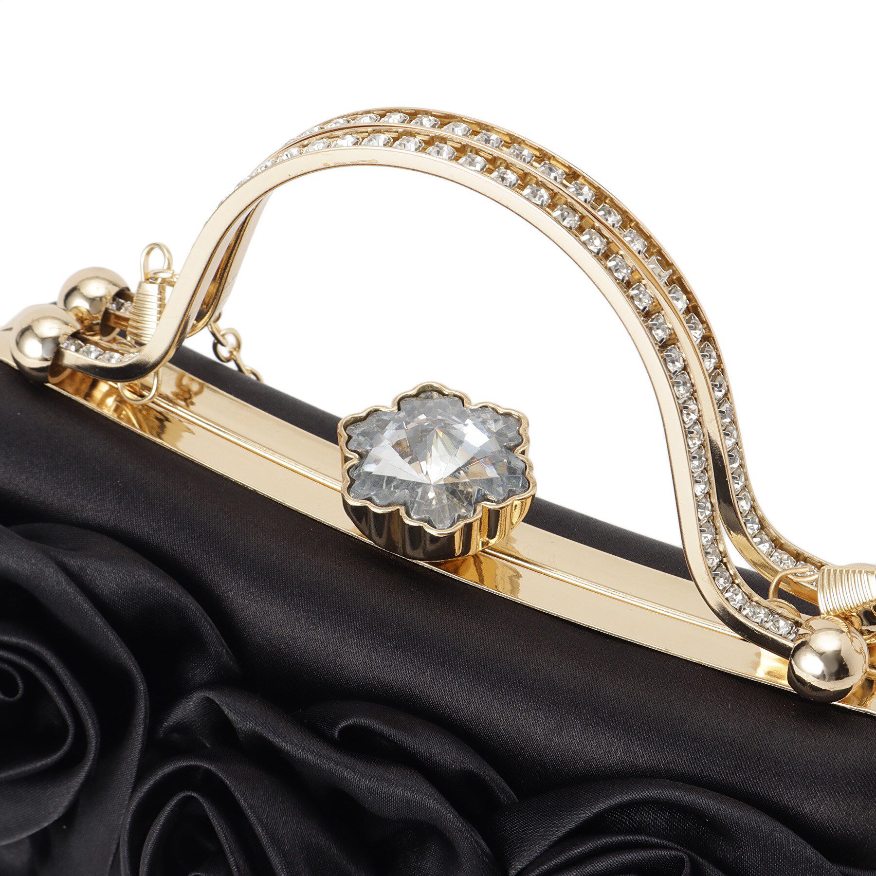 SunaUna「【2Way】フラワーモチーフパーティバッグ」|ハンドバッグ|