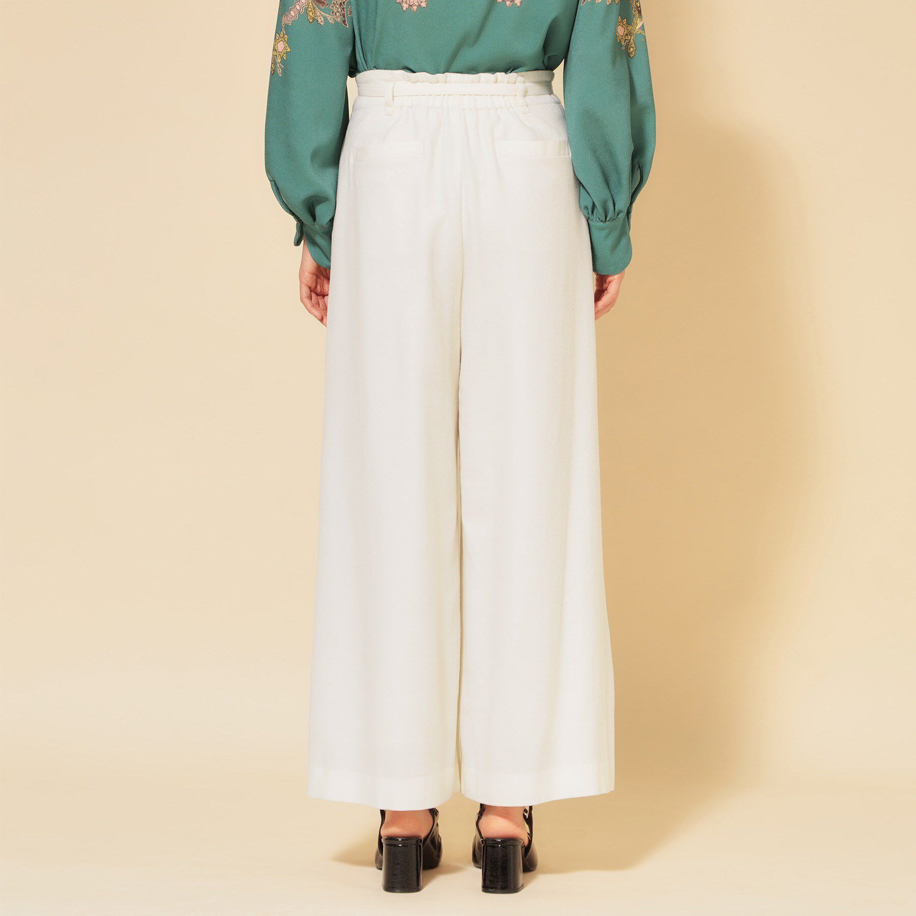 SunaUna「【COLLECTION LINE】ベルト付ガウチョパンツ」|その他|