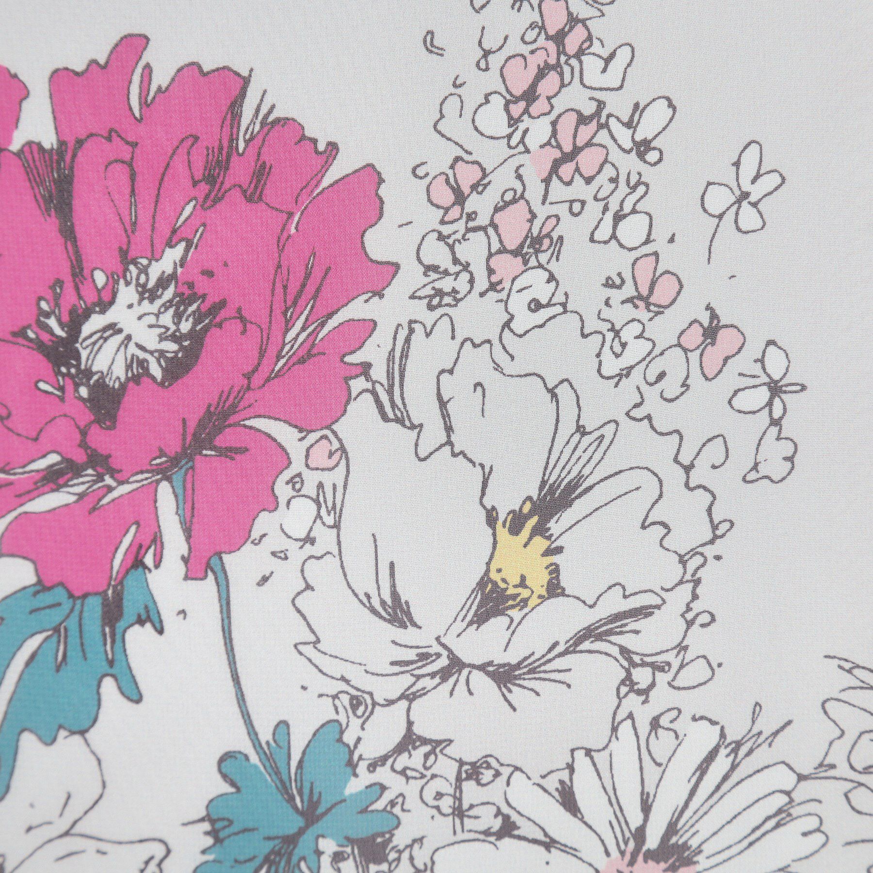 SunaUna「【コスモス／SS～Lサイズ展開】フラワーパネル柄ワンピース」|ワンピース|