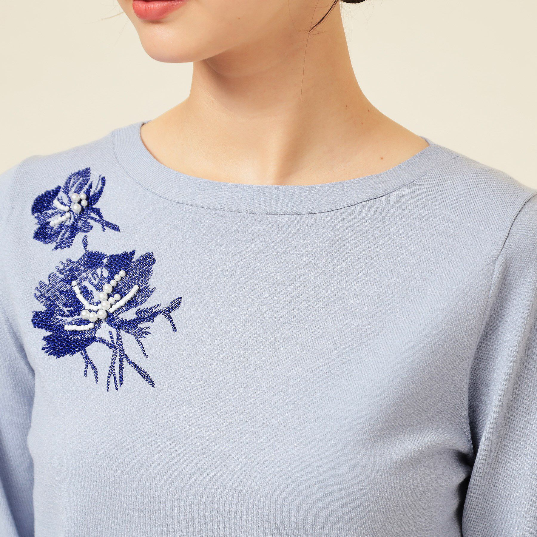 SunaUna「【SS～Lサイズ展開／手刺繍】クラフトニット」|ニット・セーター|