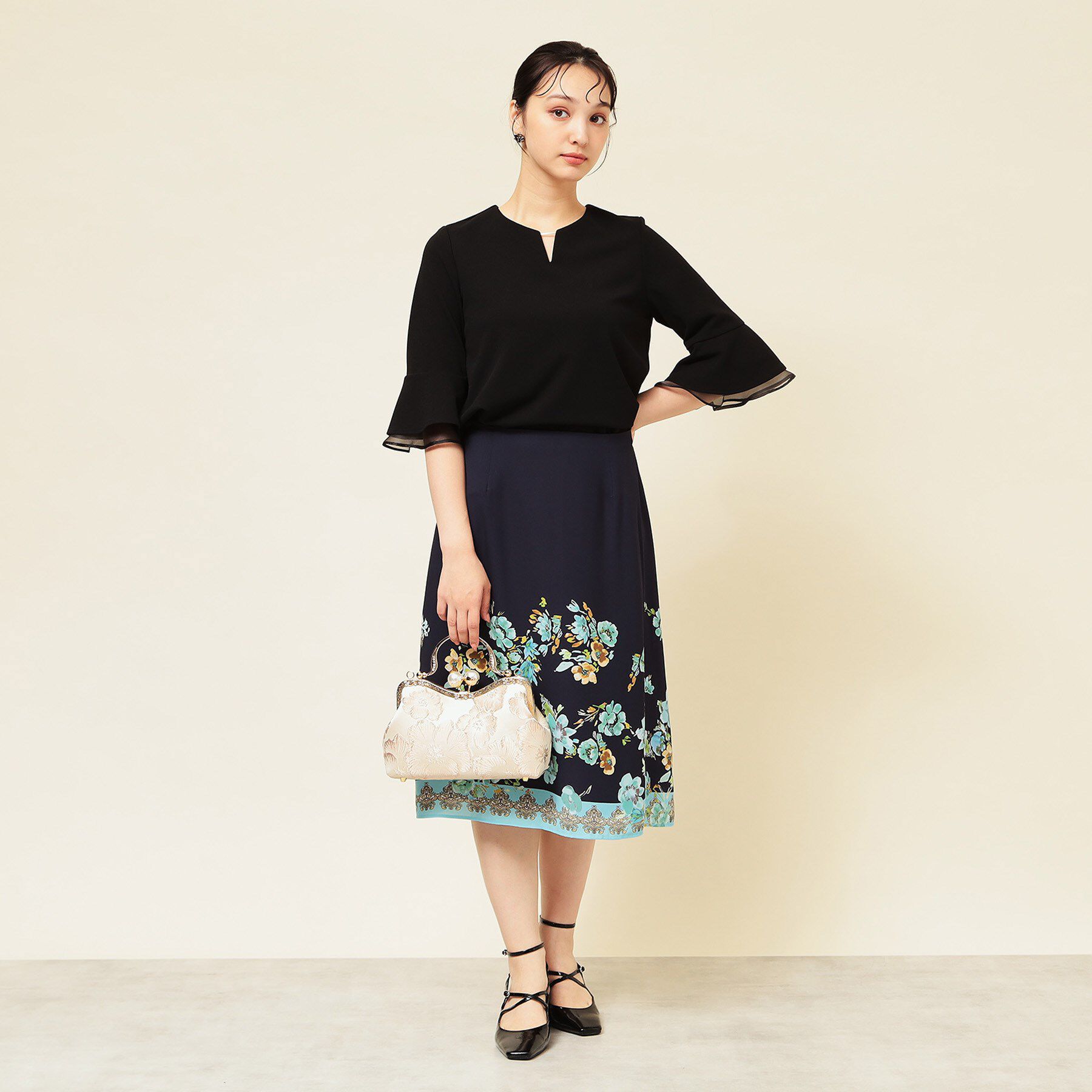 SunaUna「【4色展開／袖ラッフル】プルオーバー」|Tシャツ・カットソー|