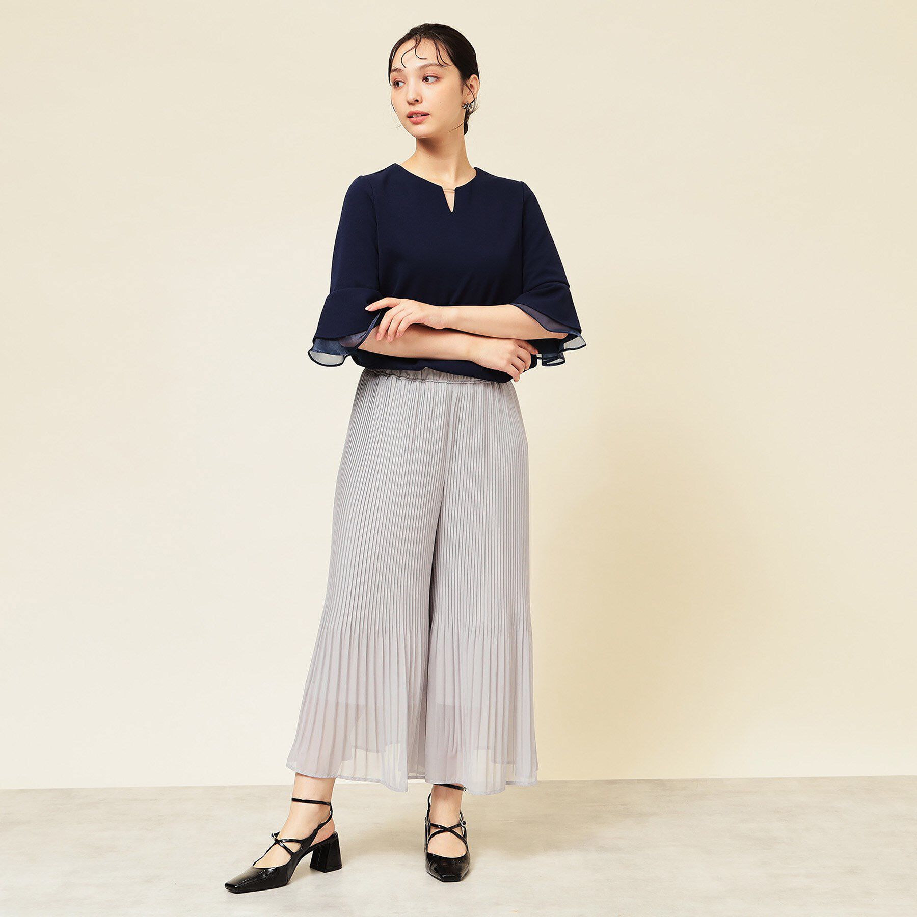 SunaUna「【4色展開／袖ラッフル】プルオーバー」|Tシャツ・カットソー|