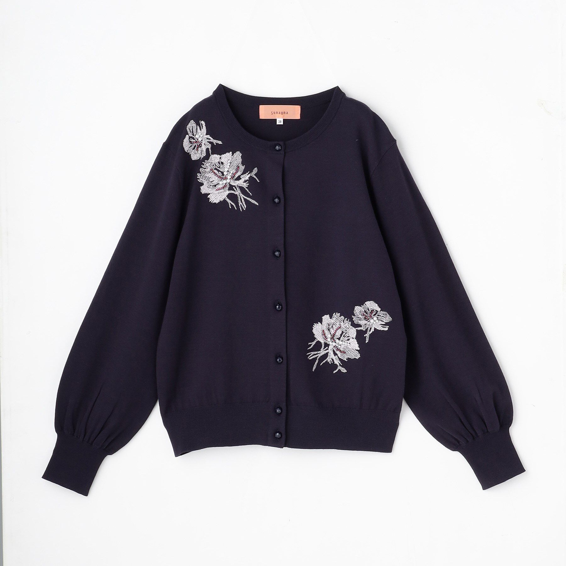 SunaUna「【SS～Lサイズ展開/手刺繍】クラフトカーディガン」|カーディガン|