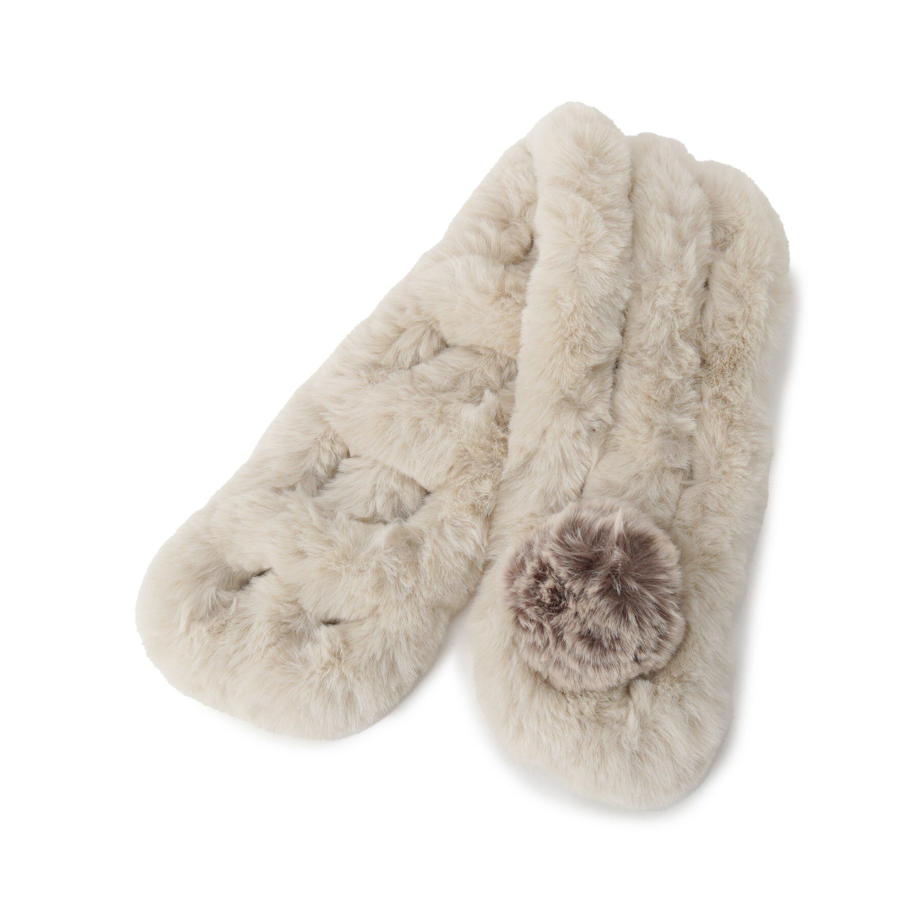 SunaUna「【顔周り華やか！ ファーティペット】」|ストール|