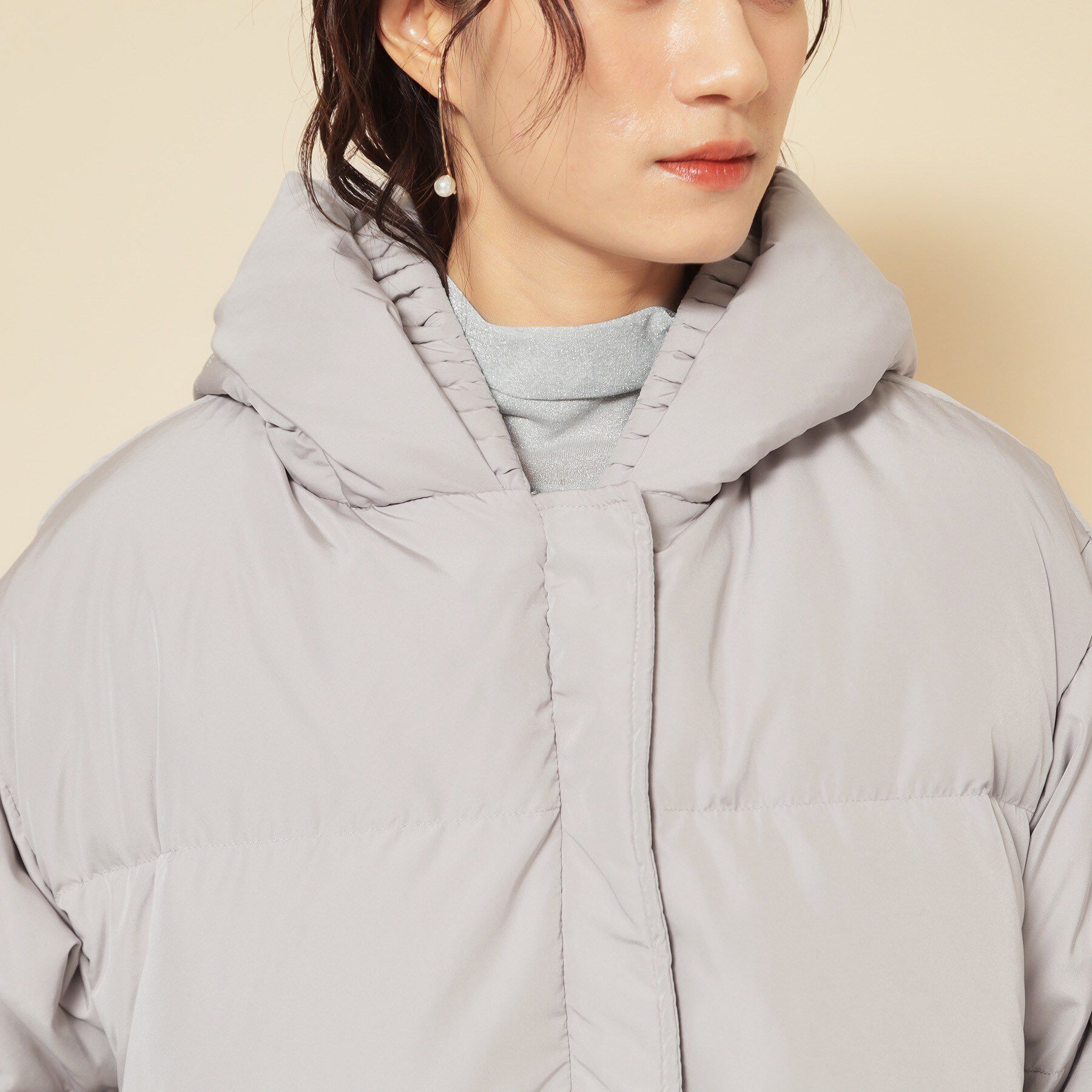 SunaUna「【プリーツレイヤードピュアダウン】」|ダウン|