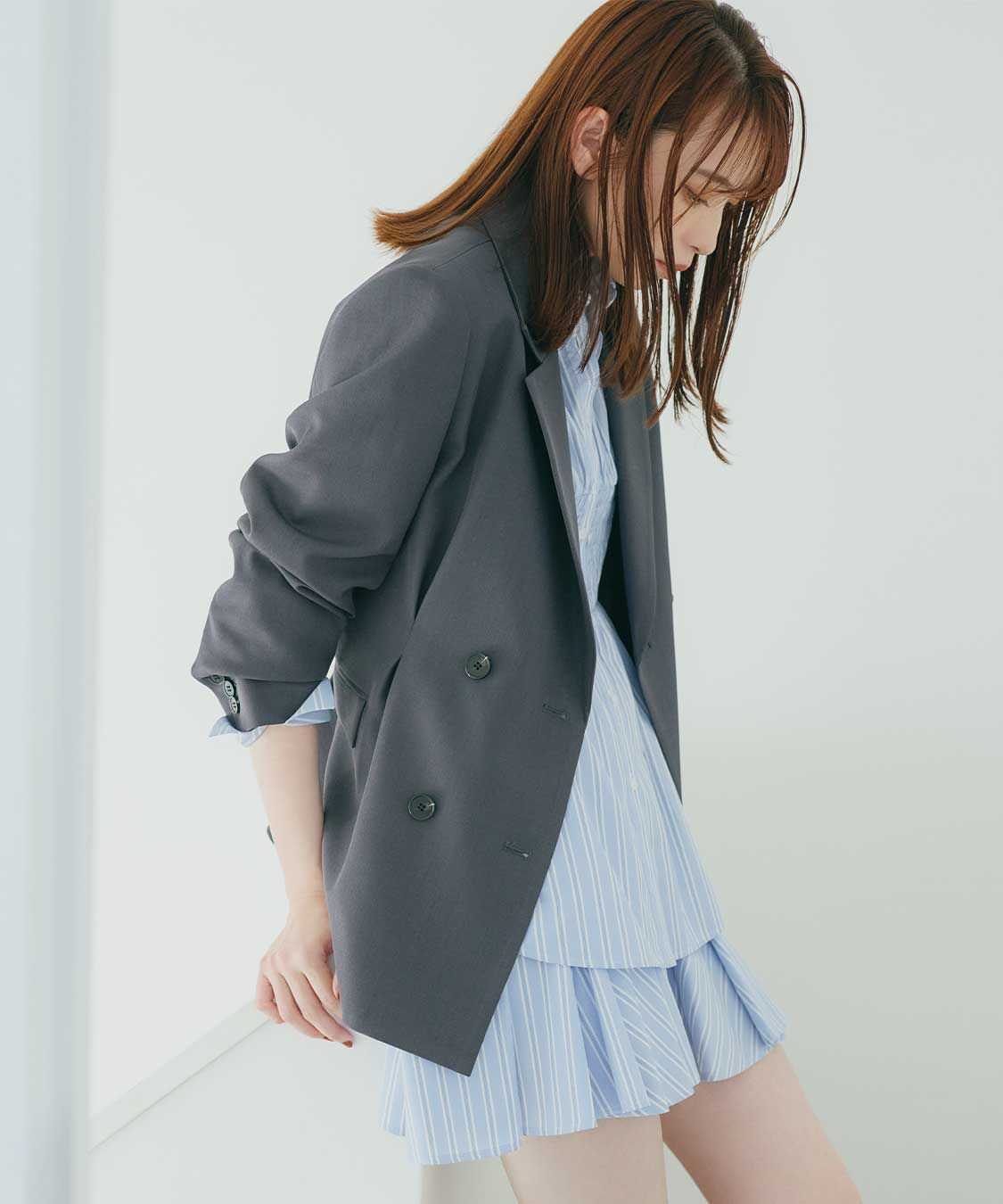 COCO DEAL「フォルムタックテーラードジャケット」|テーラードジャケット|