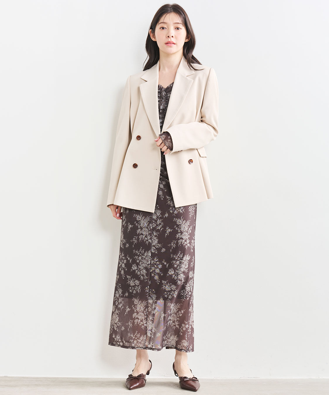 COCO DEAL「フォルムタックテーラードジャケット」|テーラードジャケット|