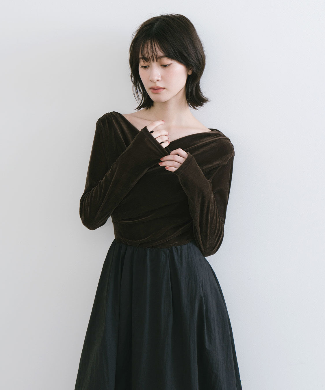 ベロアドッキングワンピース（COCO DEAL）｜ルミネのファッション通販