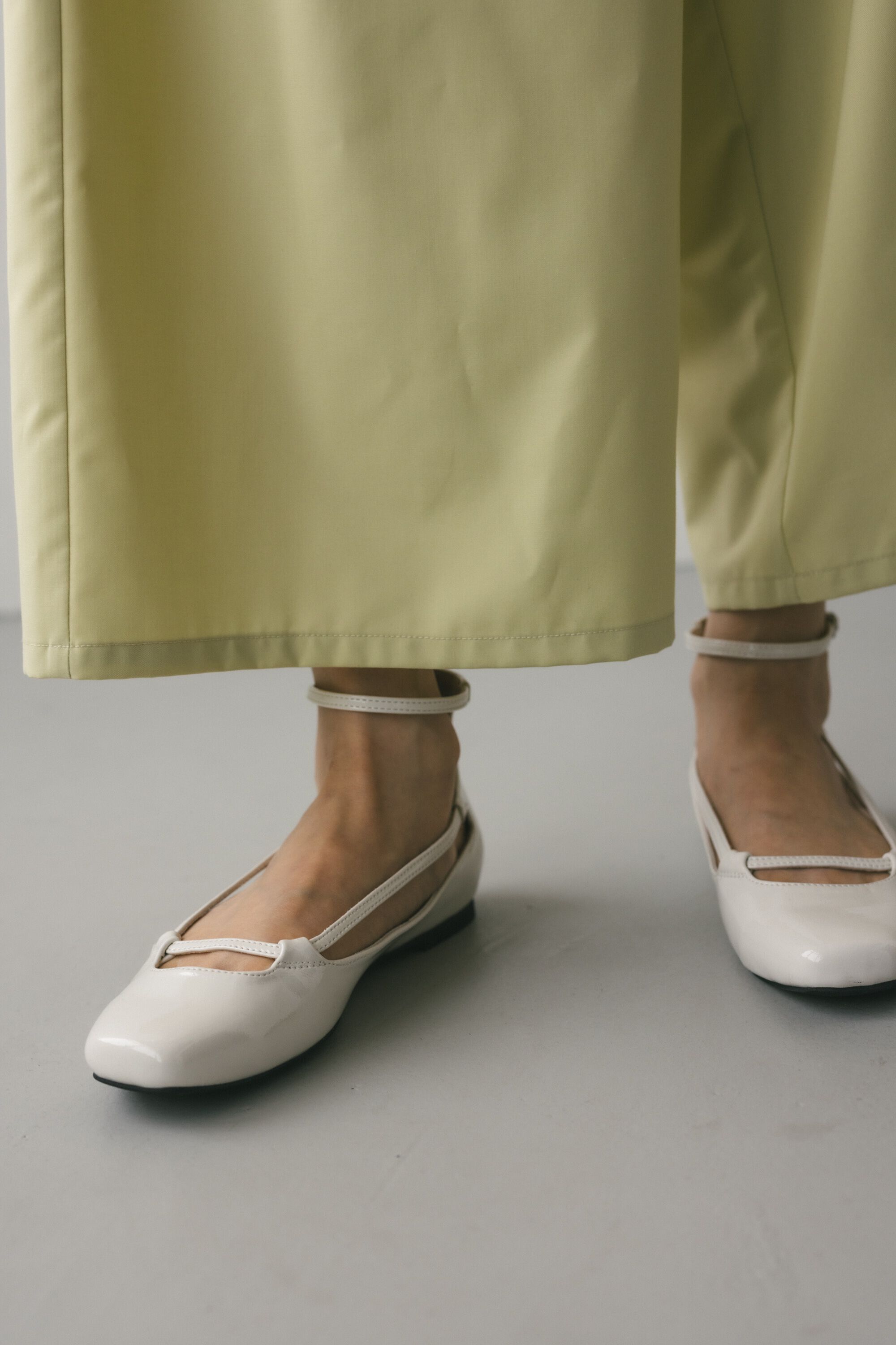 STYLEMIXER「スクエアストリングフラットシューズ」|パンプス|