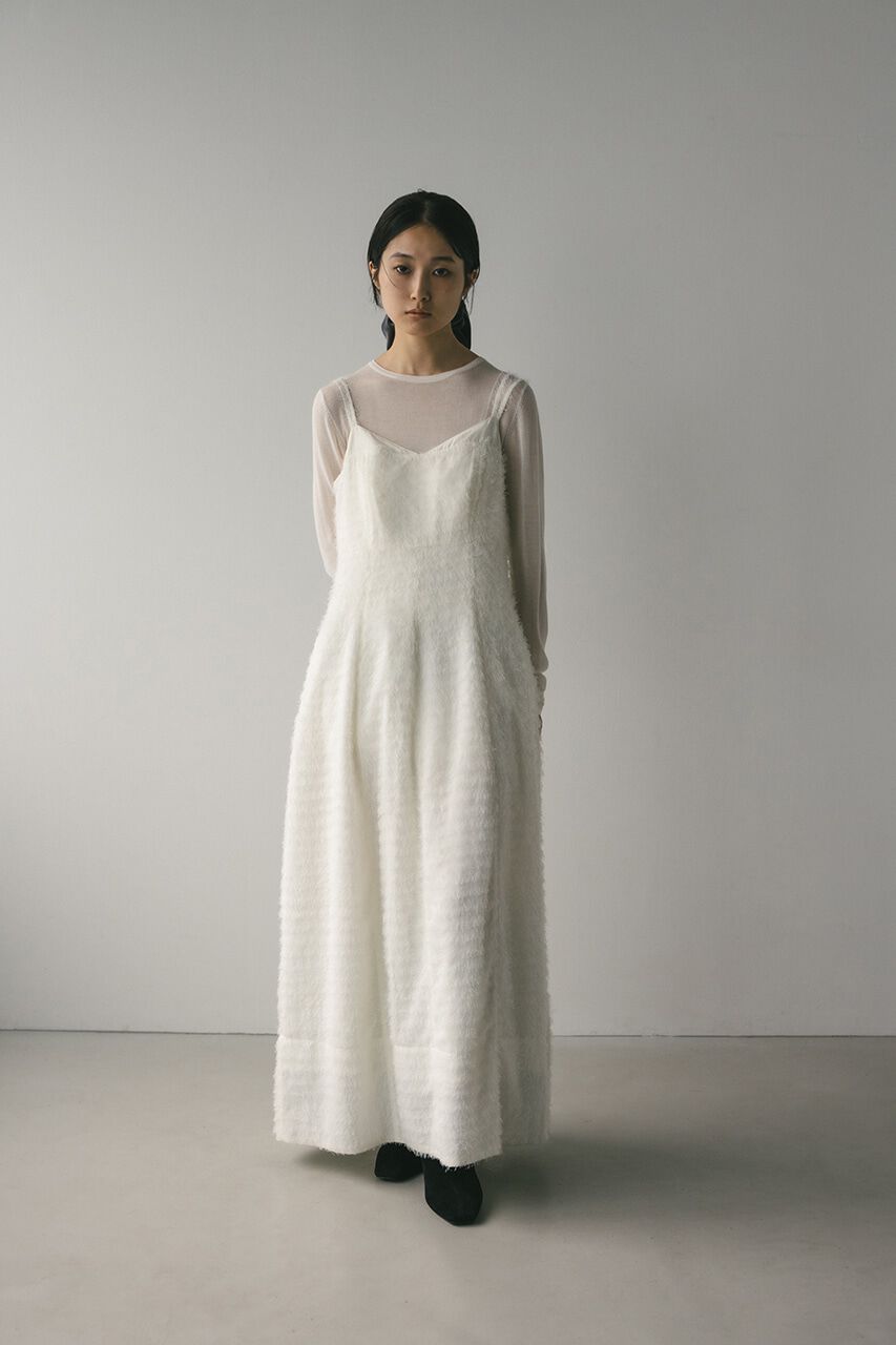 STYLEMIXER「フリンジパネルキャミワンピース」|ワンピース|