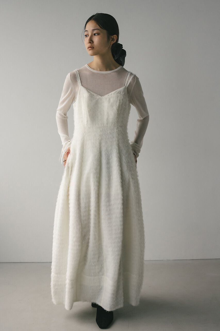 STYLEMIXER「フリンジパネルキャミワンピース」|ワンピース|