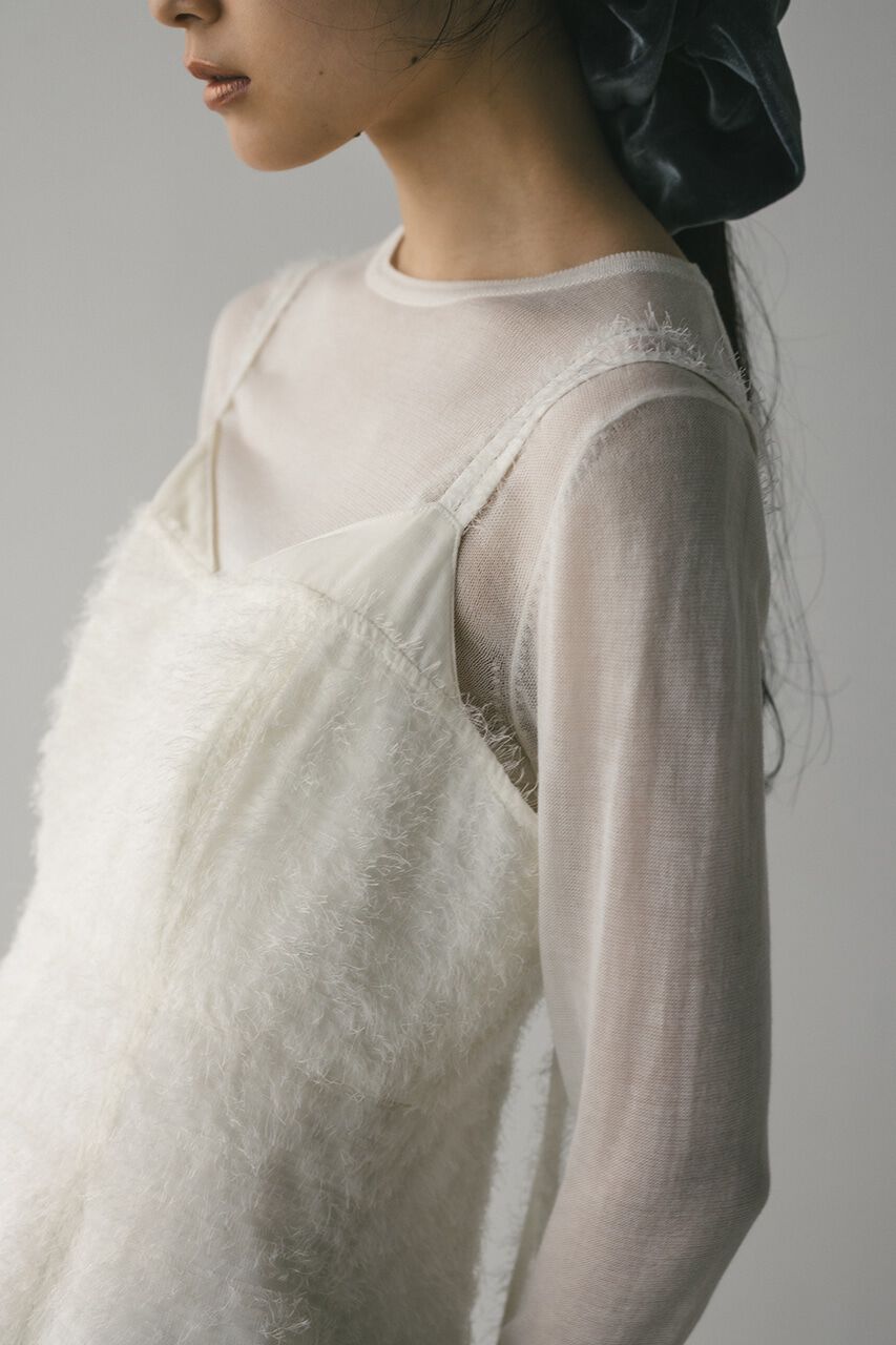 STYLEMIXER「フリンジパネルキャミワンピース」|ワンピース|