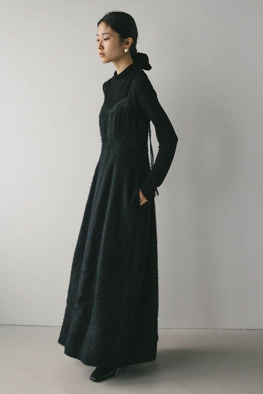 STYLEMIXER「フリンジパネルキャミワンピース」|ワンピース|