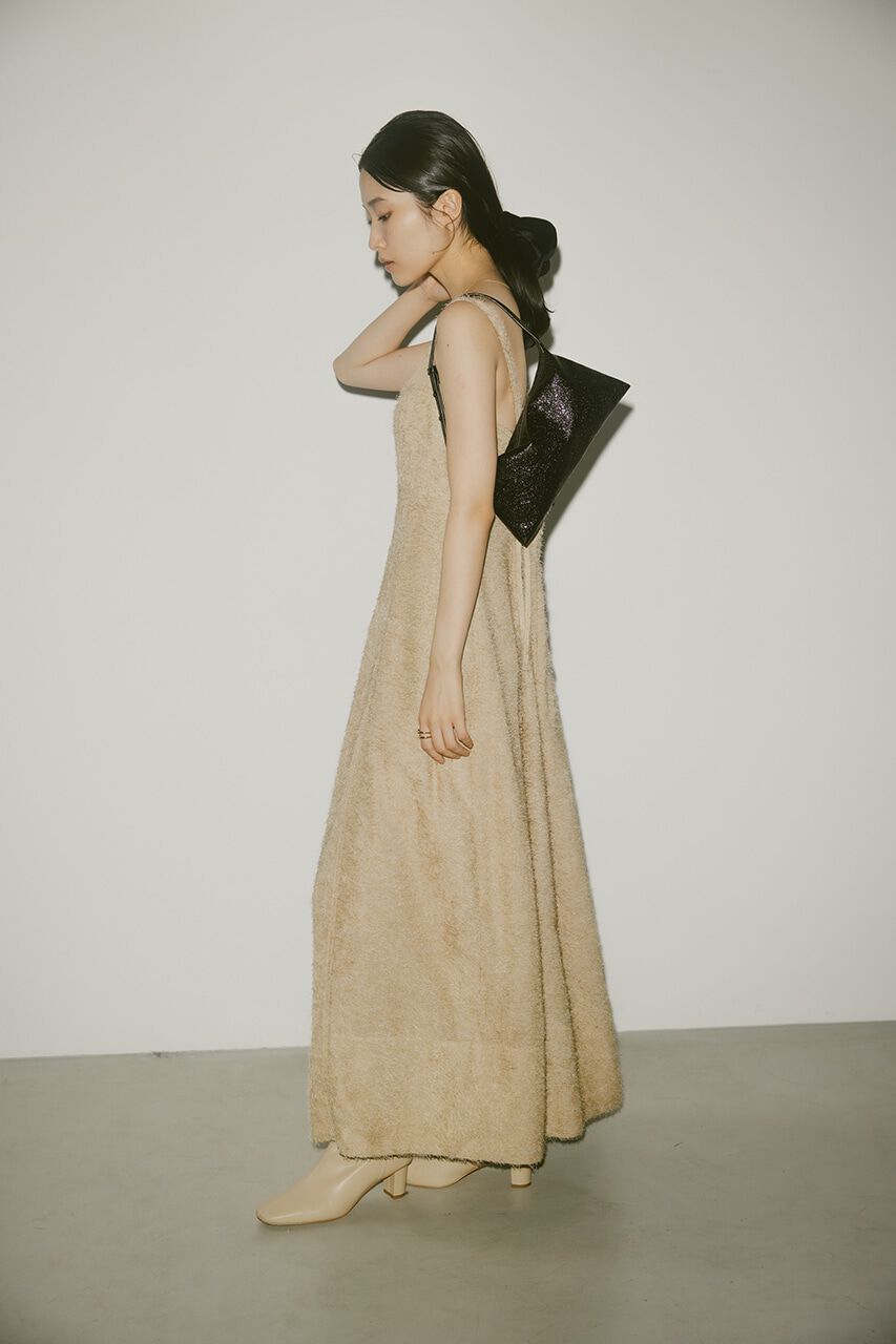 STYLEMIXER「フリンジパネルキャミワンピース」|ワンピース|BEG