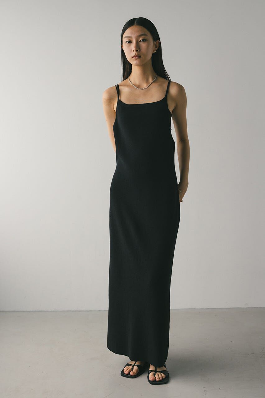 STYLEMIXER「ナローシルエットニットワンピース」|ワンピース|BLK