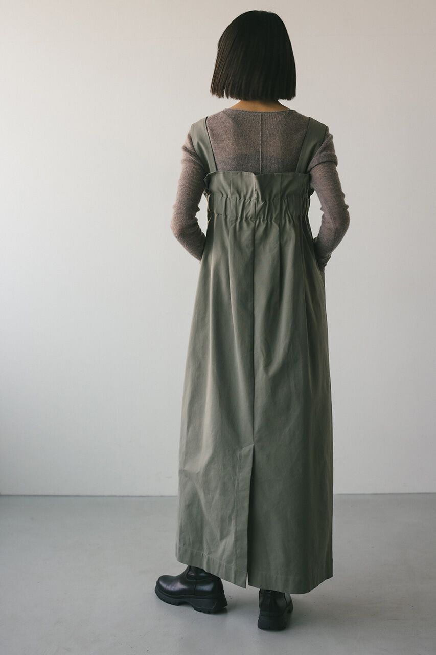 STYLEMIXER「ワイドギャザージャンスカ」|ワンピース|